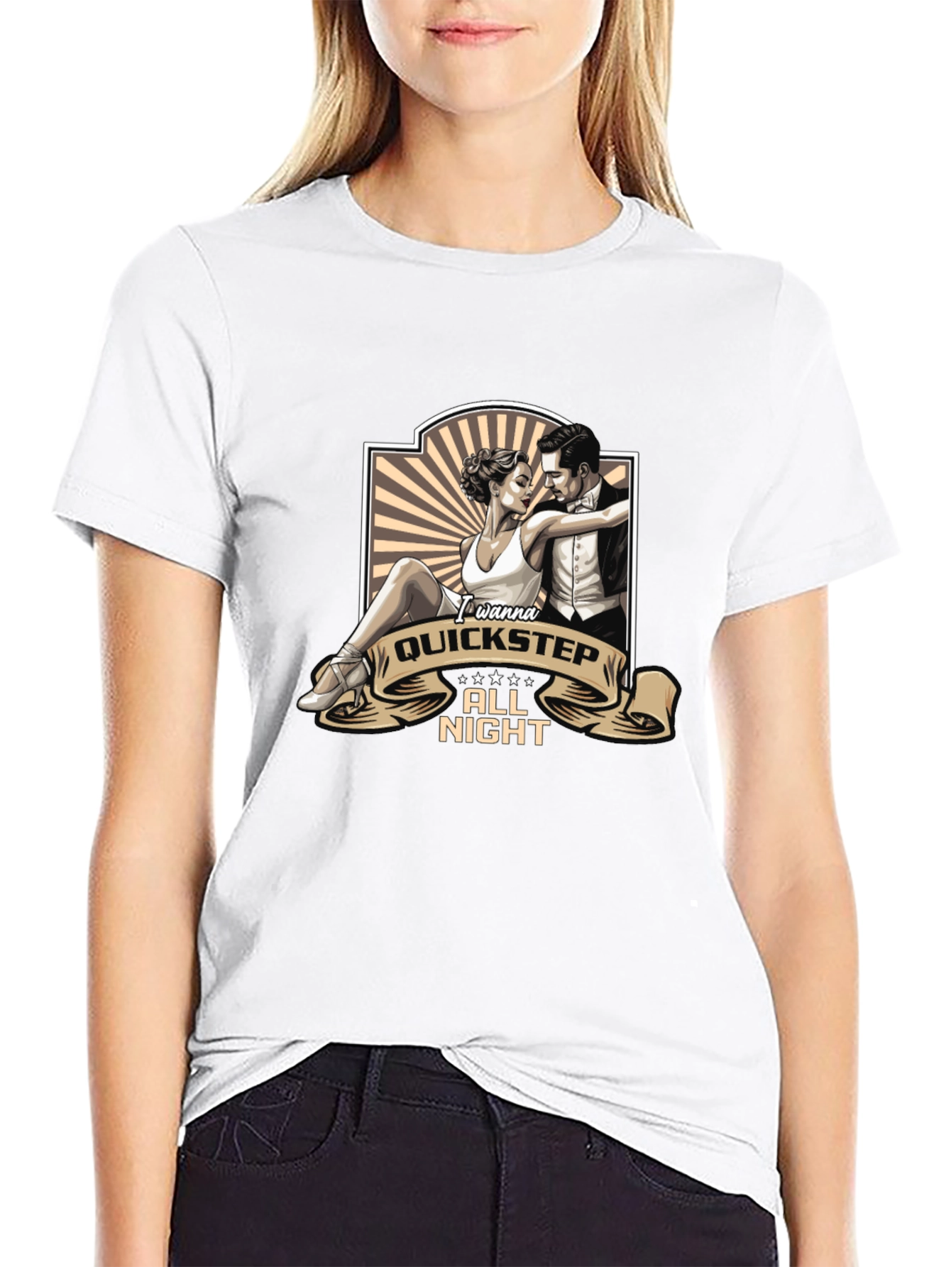 Quickstep All Night Black T-Shirt