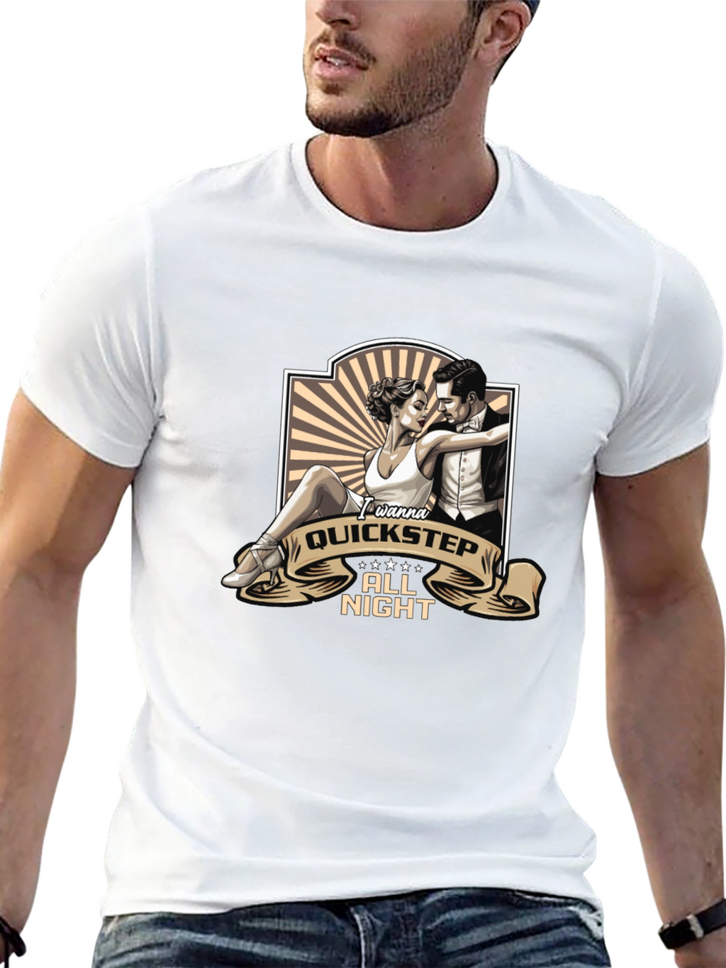 Quickstep All Night Black T-Shirt