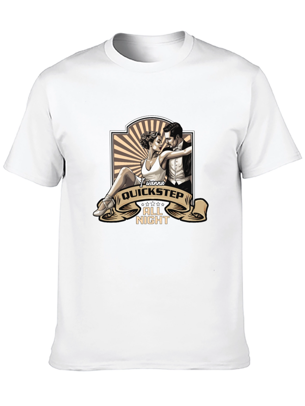 Quickstep All Night Black T-Shirt