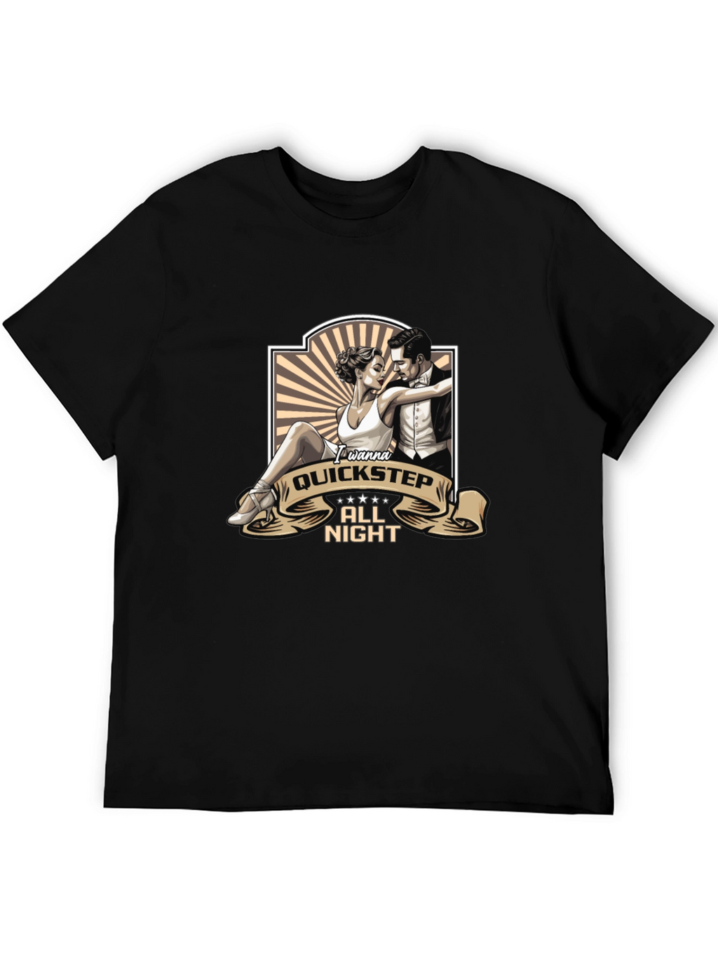 Quickstep All Night Black T-Shirt