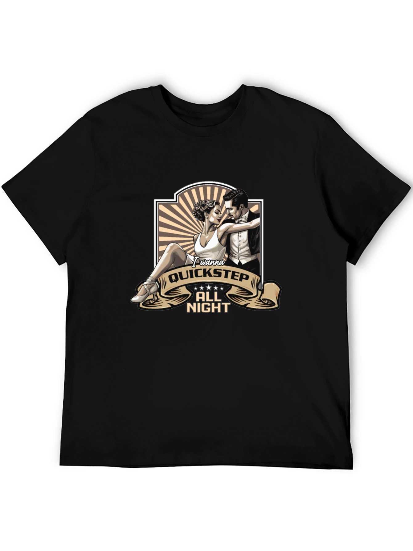 Quickstep All Night Black T-Shirt