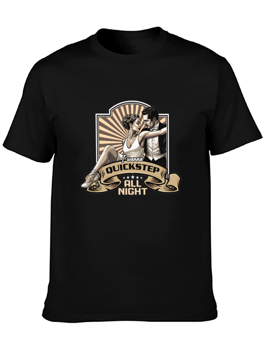 Quickstep All Night Black T-Shirt