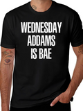 Wednesday Addams Is Bae Graphic Tee