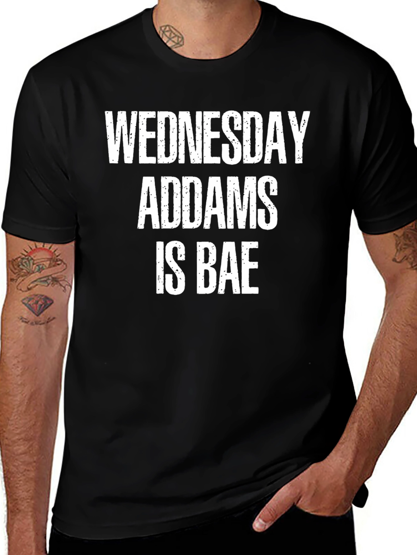 Wednesday Addams Is Bae Graphic Tee