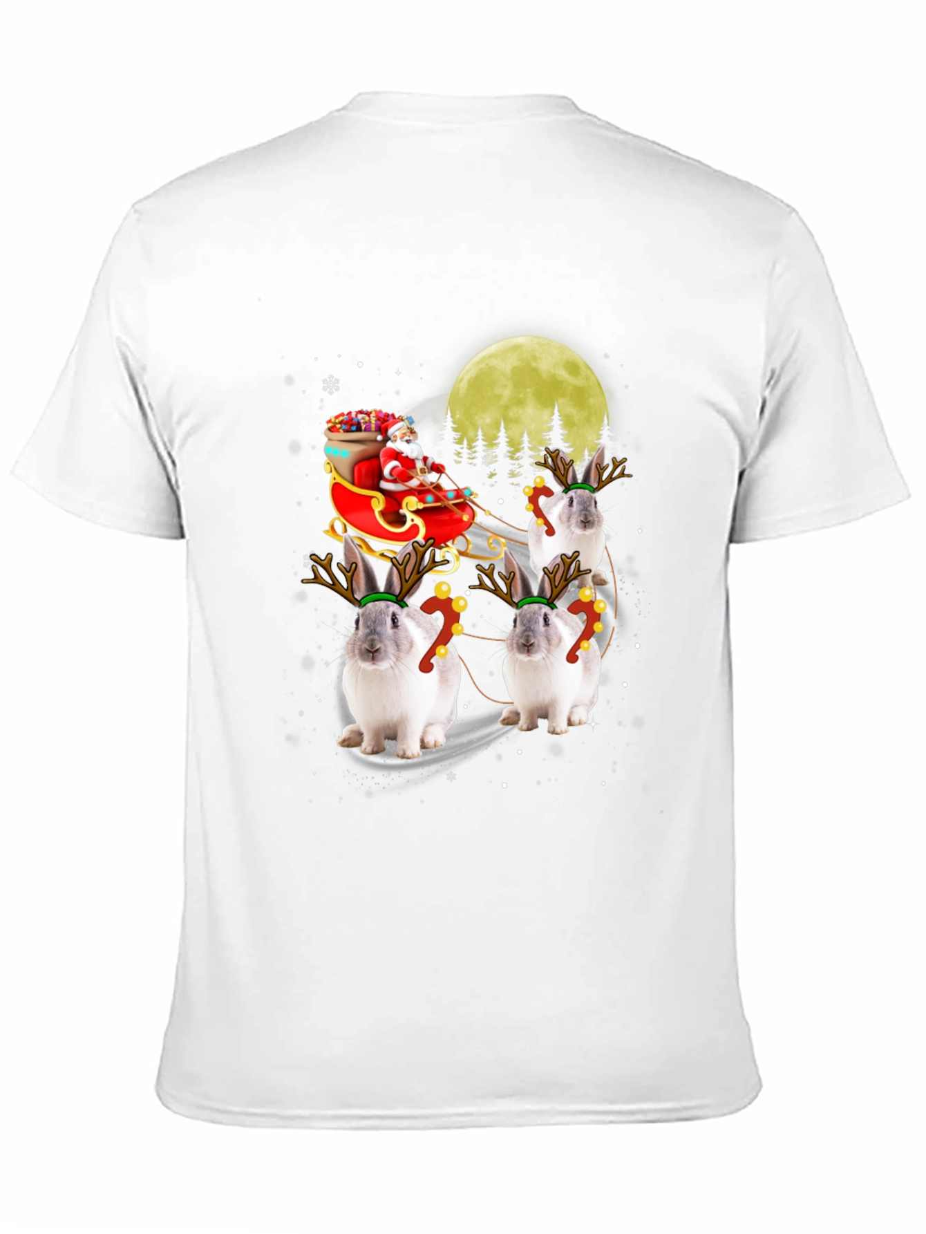 Christmas Bunny Reindeer T-Shirt