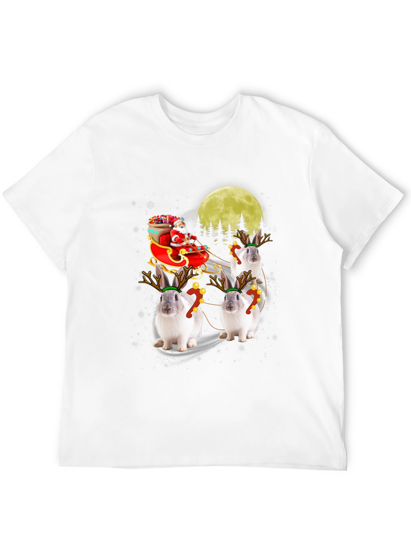Christmas Bunny Reindeer T-Shirt