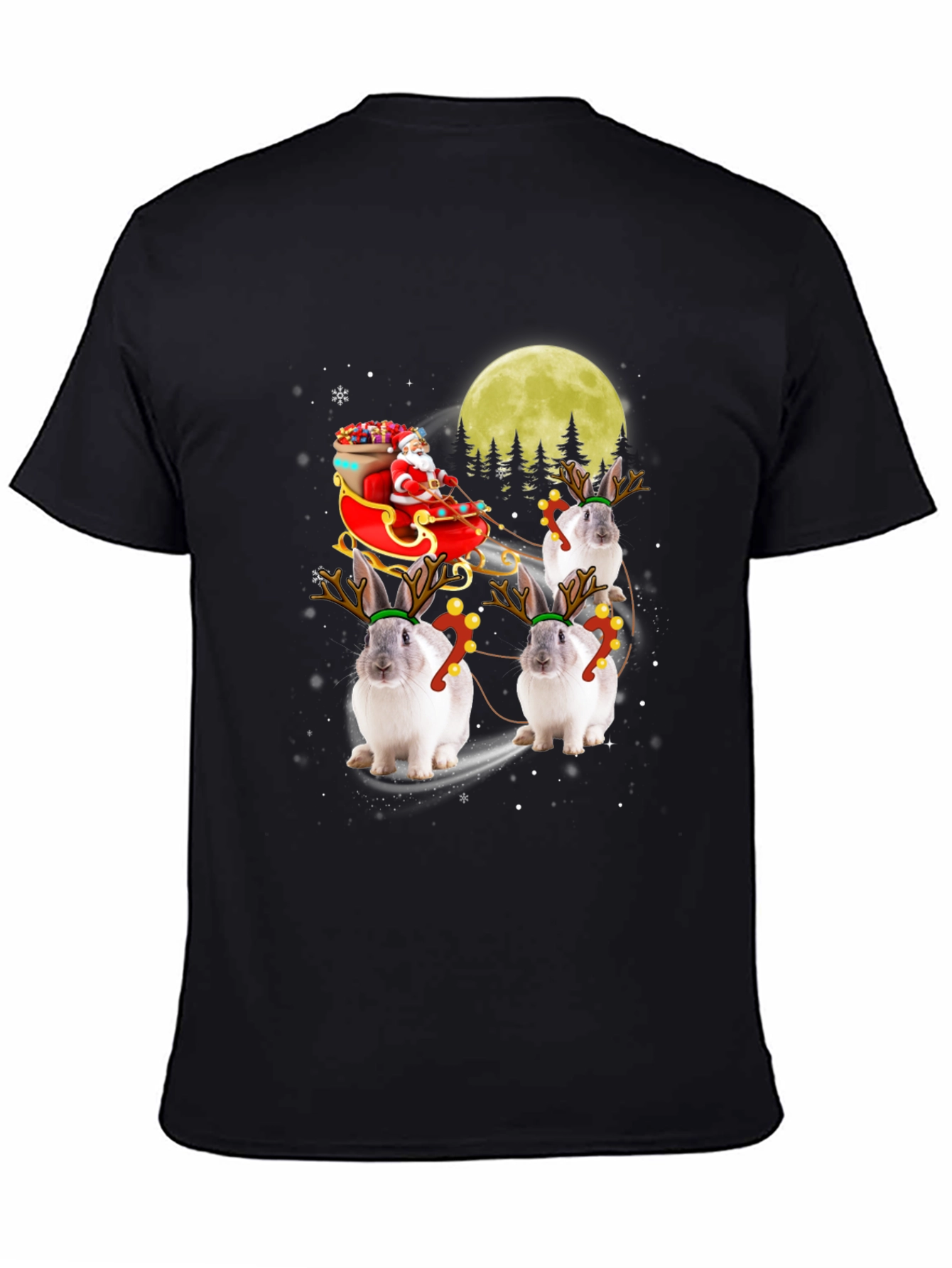 Christmas Bunny Reindeer T-Shirt