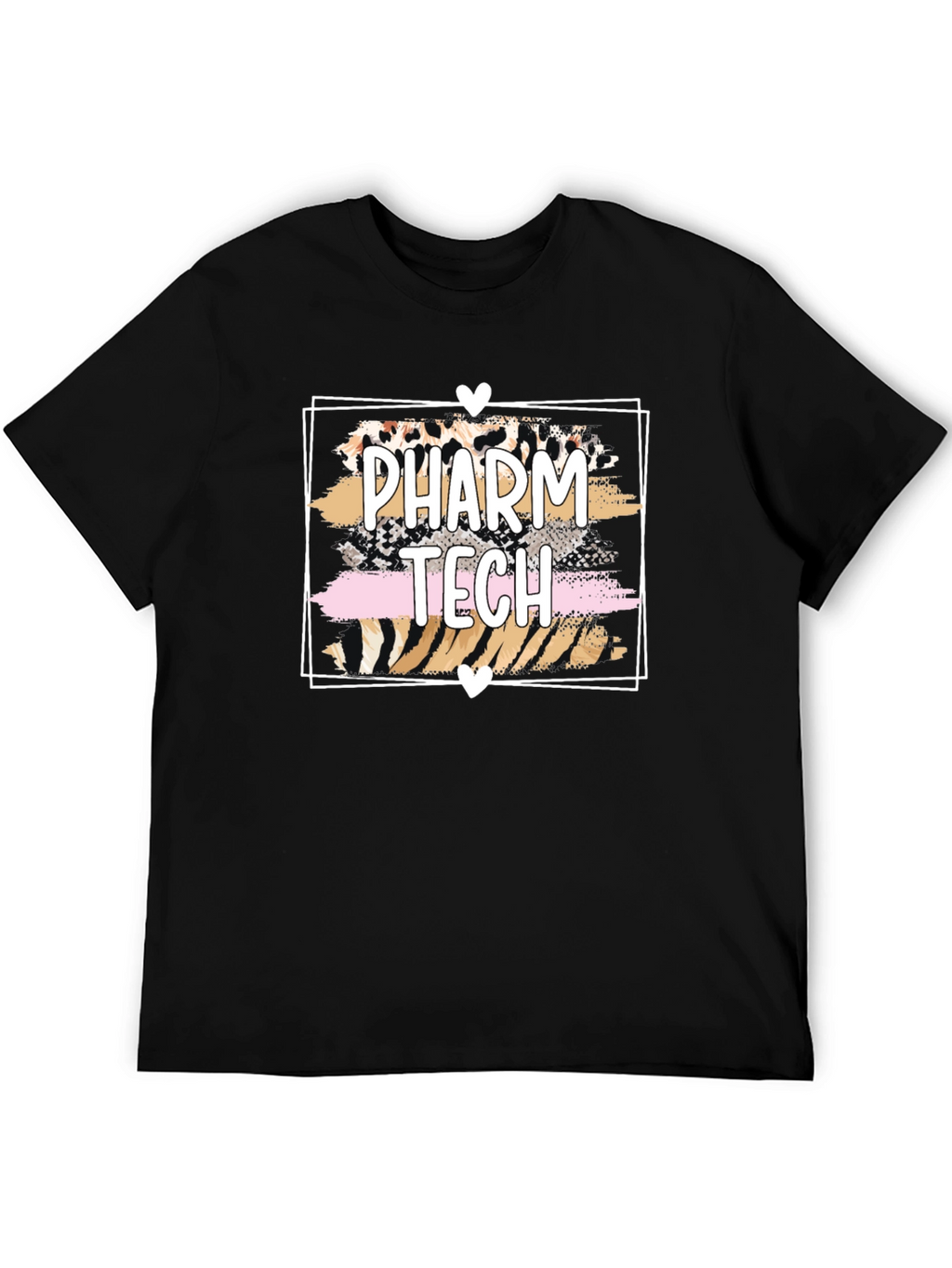 Pharm Tech Leopard Heart T-Shirt