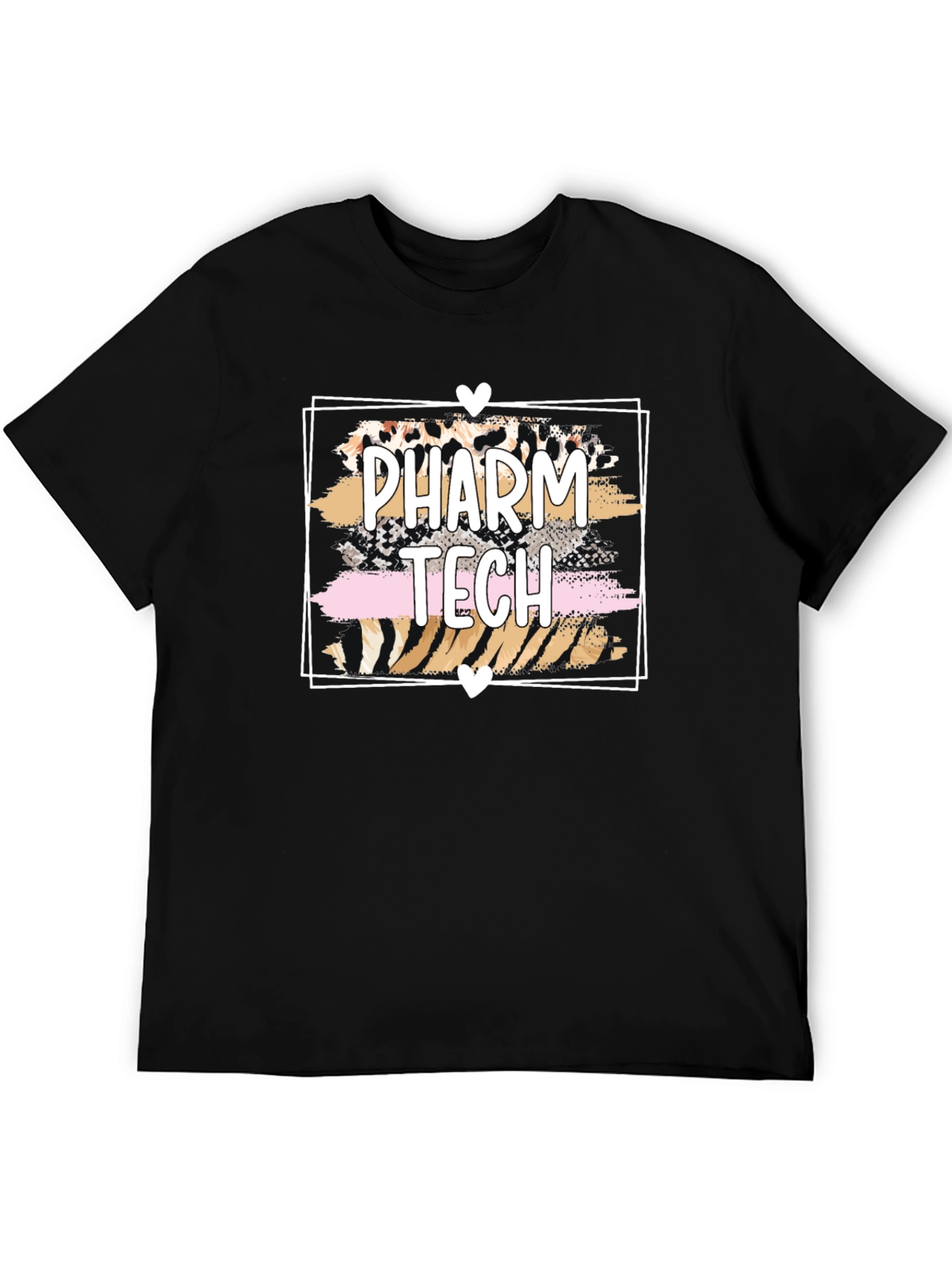 Pharm Tech Leopard Heart T-Shirt