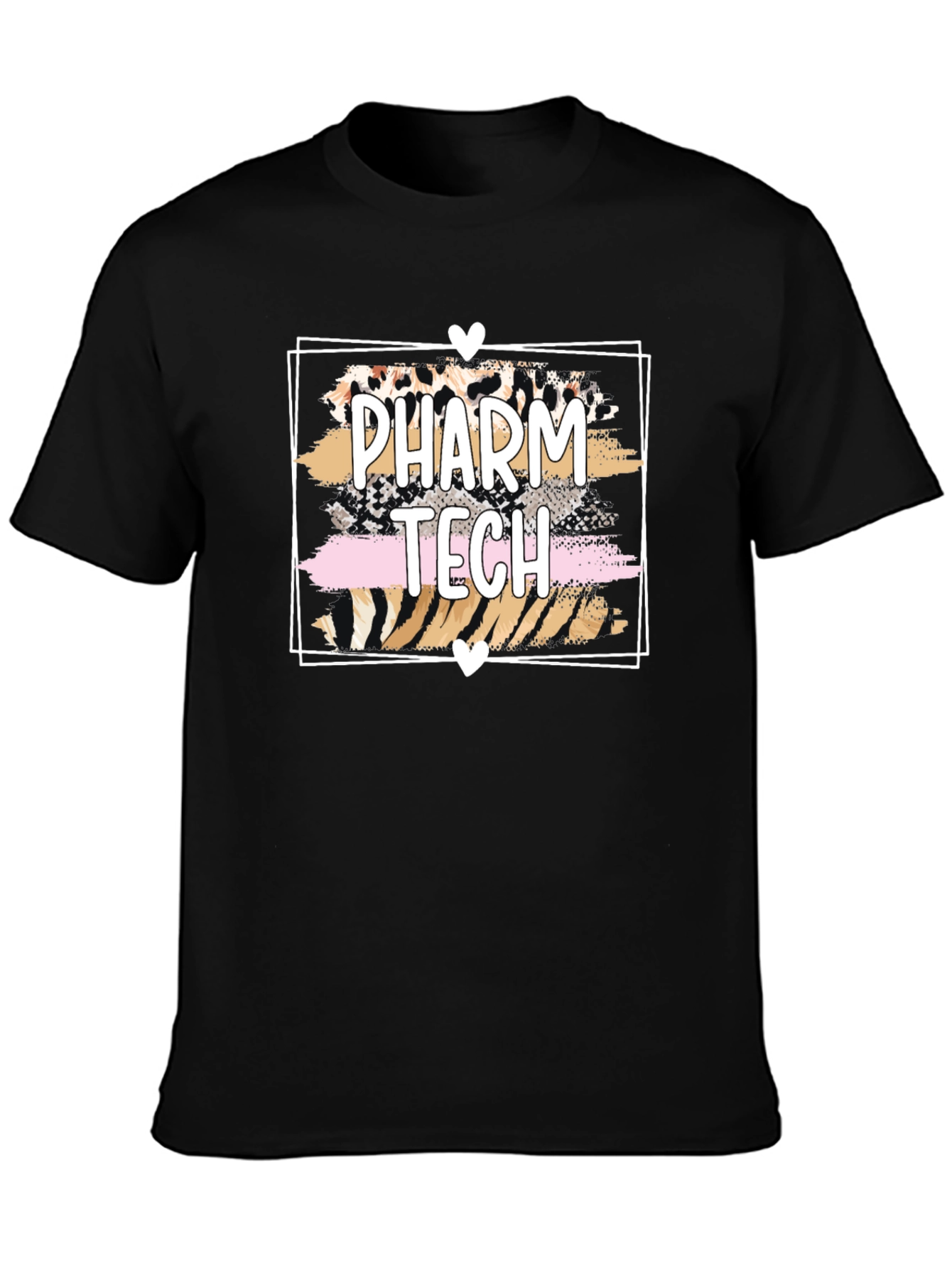Pharm Tech Leopard Heart T-Shirt