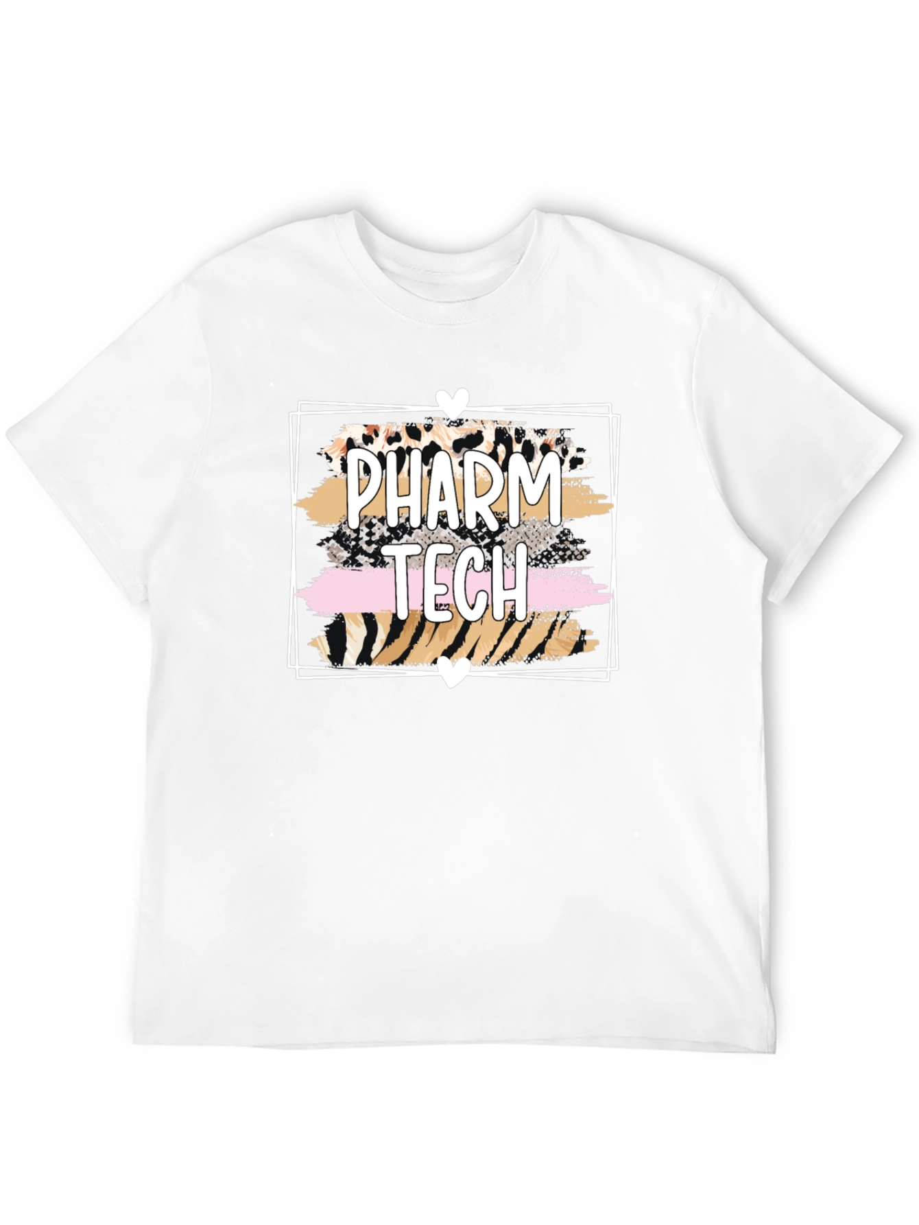 Pharm Tech Leopard Heart T-Shirt