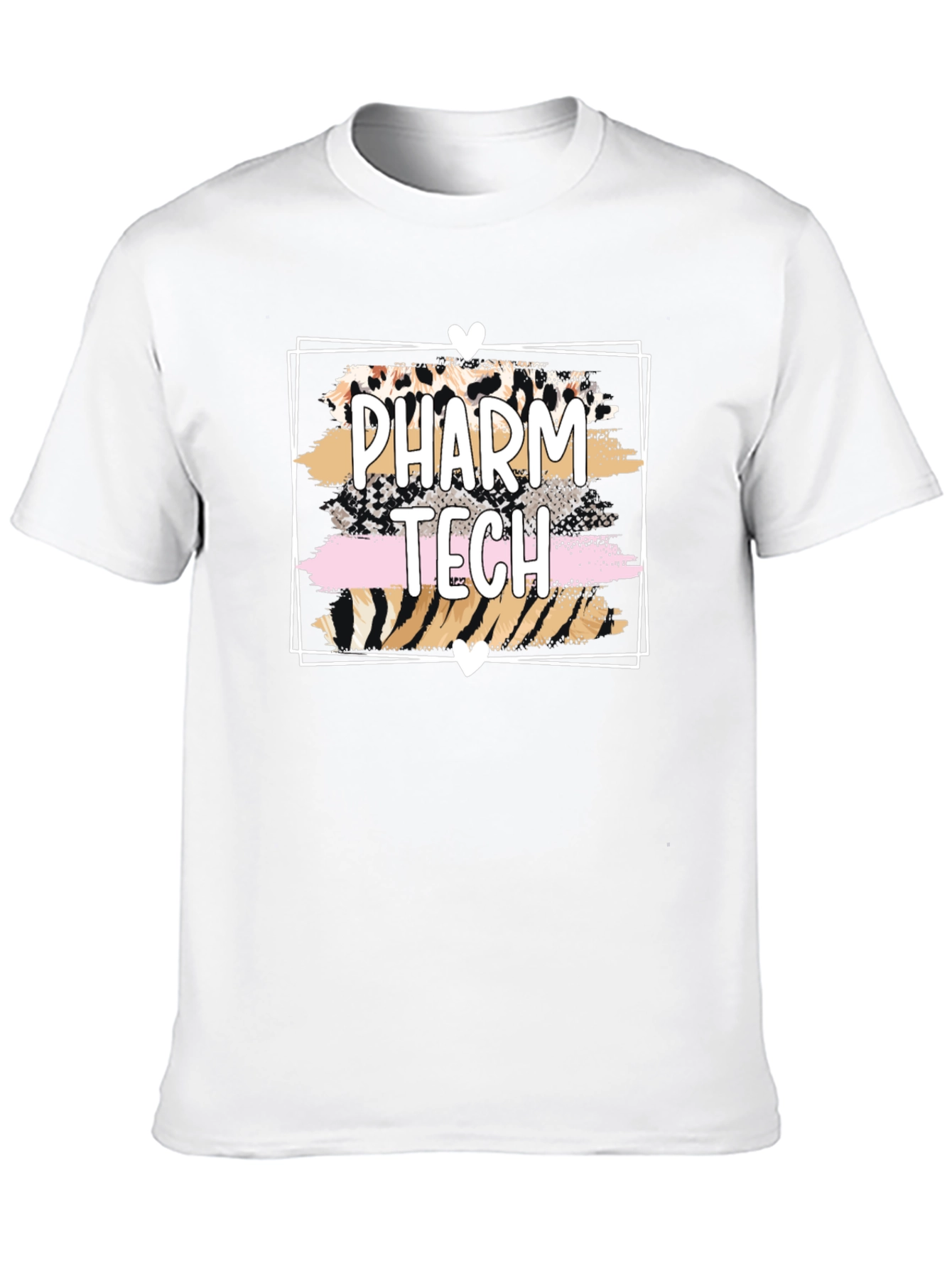 Pharm Tech Leopard Heart T-Shirt