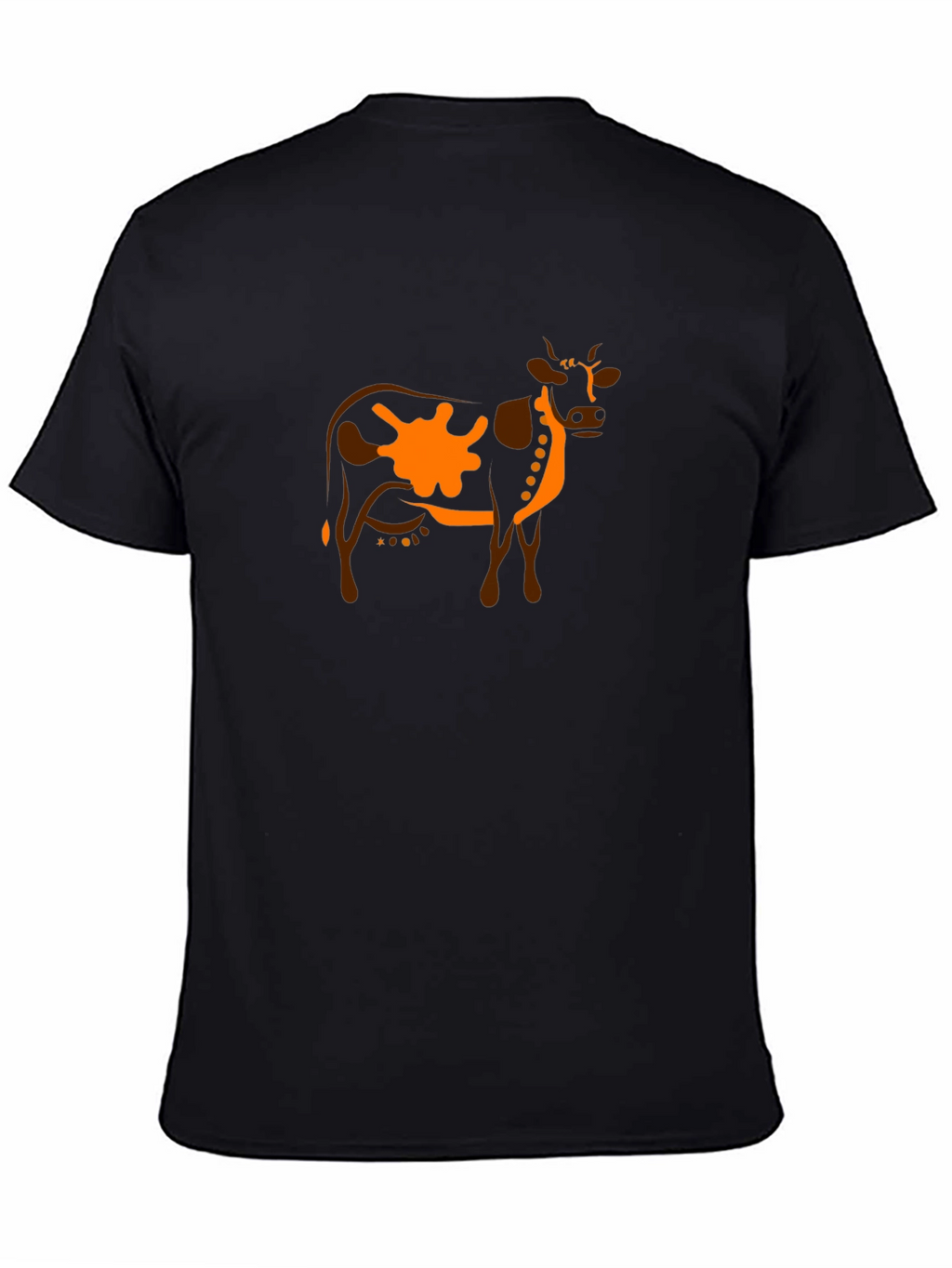 Cow Graphic Tee - Unique Animal Print