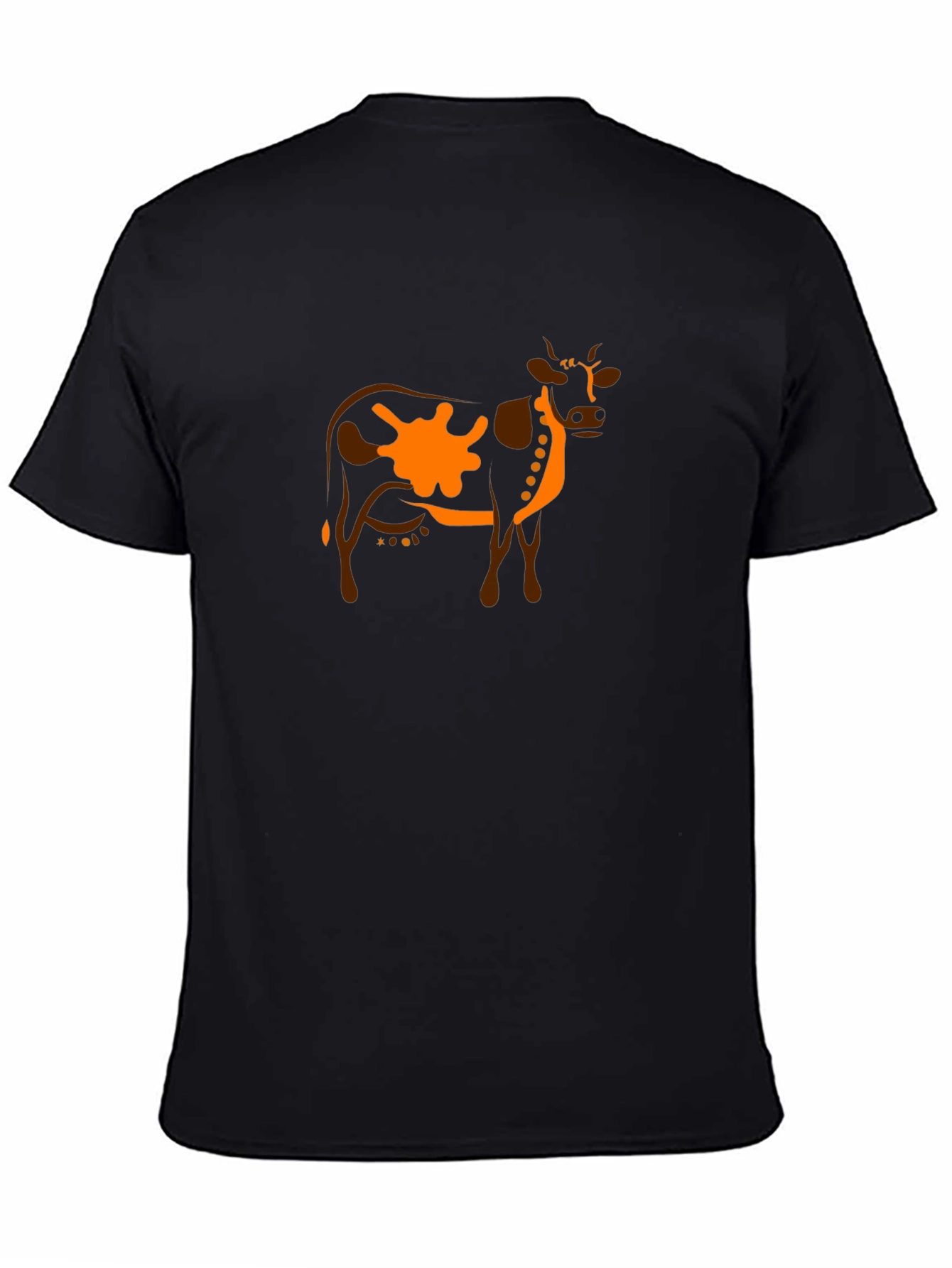Cow Graphic Tee - Unique Animal Print