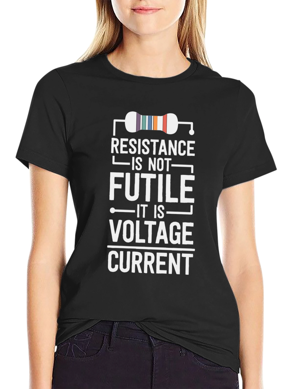 Resistance Is Not Futile Funny Science T-Shirt