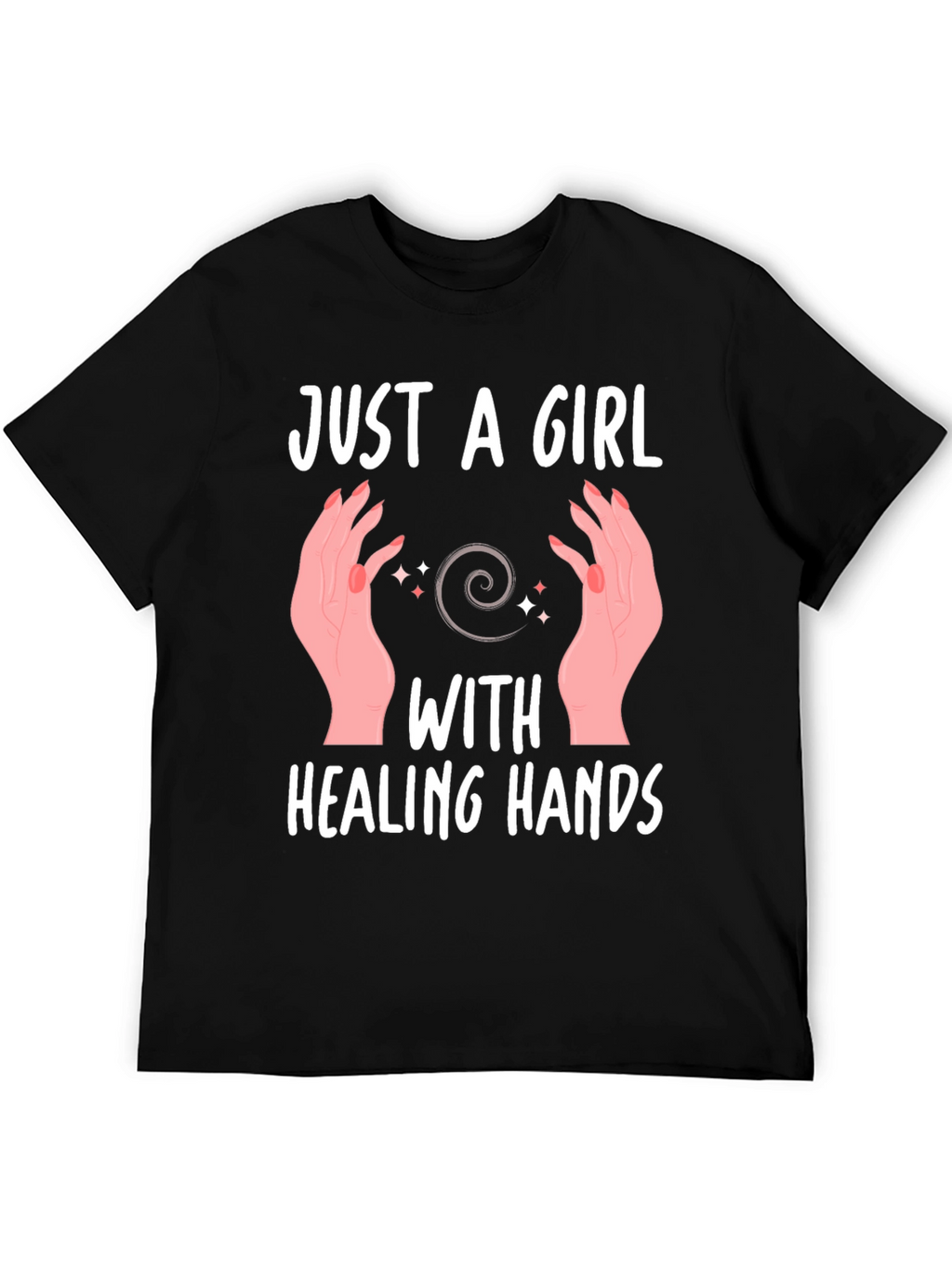 Healing Hands Graphic T-Shirt - Empowering Design