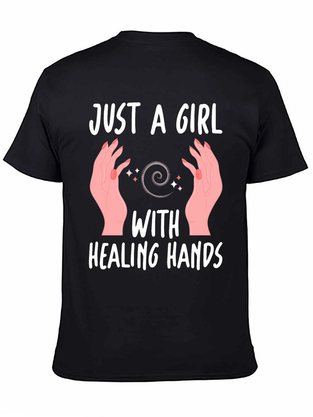 Healing Hands Graphic T-Shirt - Empowering Design