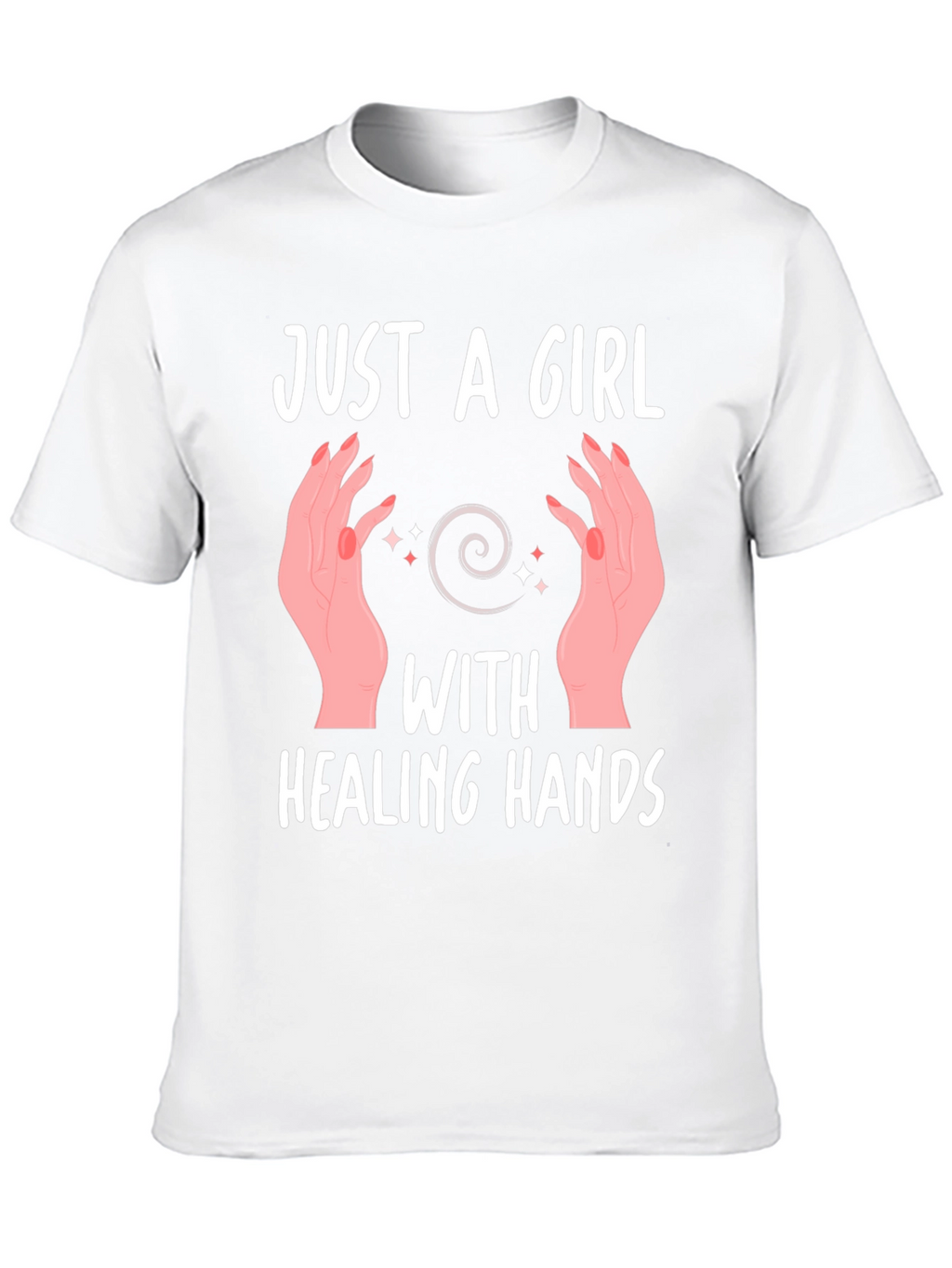 Healing Hands Graphic T-Shirt - Empowering Design