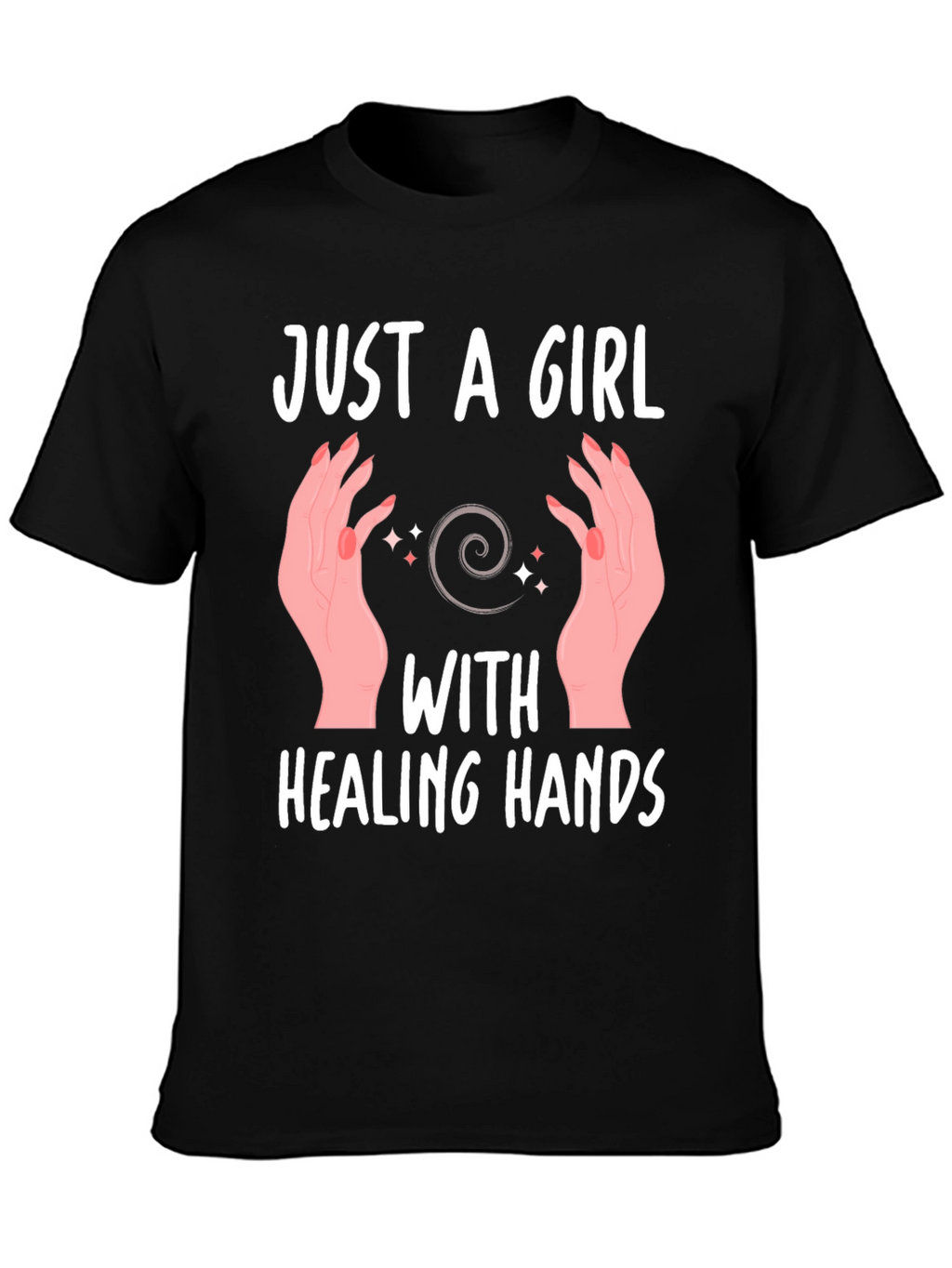 Healing Hands Graphic T-Shirt - Empowering Design