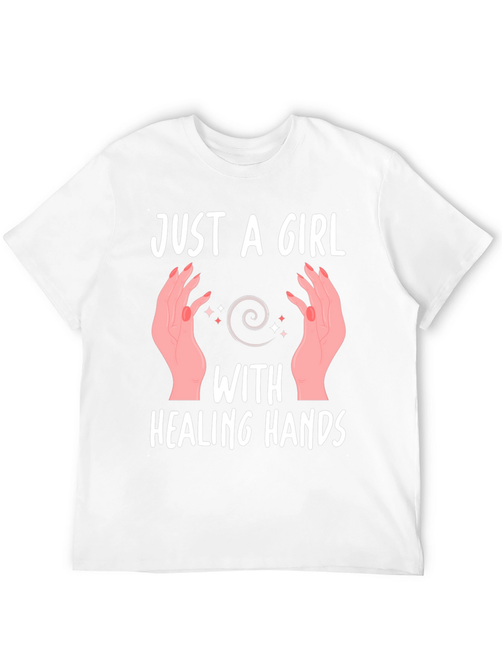 Healing Hands Graphic T-Shirt - Empowering Design