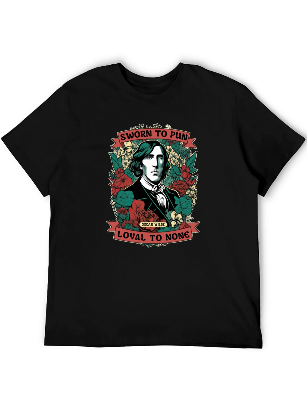 Sworn to Pun T-Shirt Oscar Wilde Design