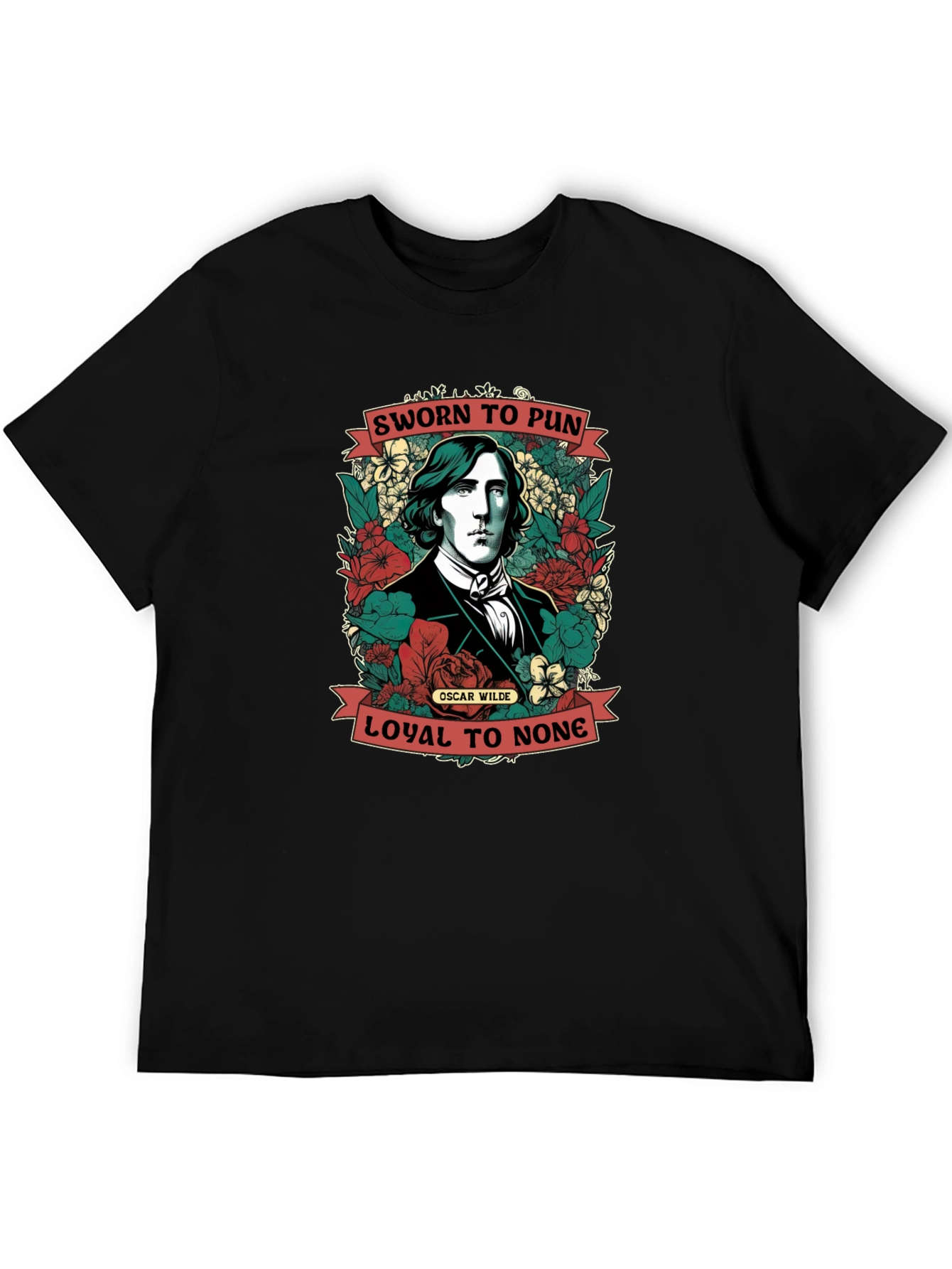 Sworn to Pun T-Shirt Oscar Wilde Design