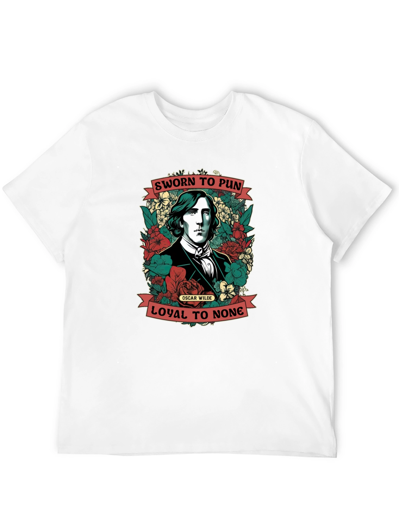 Sworn to Pun T-Shirt Oscar Wilde Design