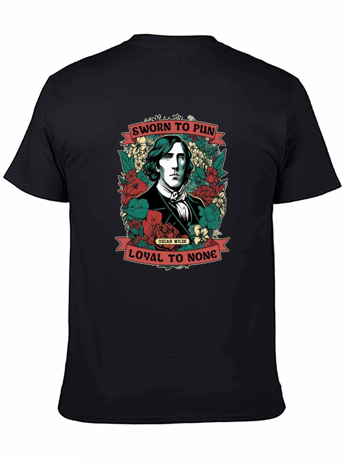 Sworn to Pun T-Shirt Oscar Wilde Design