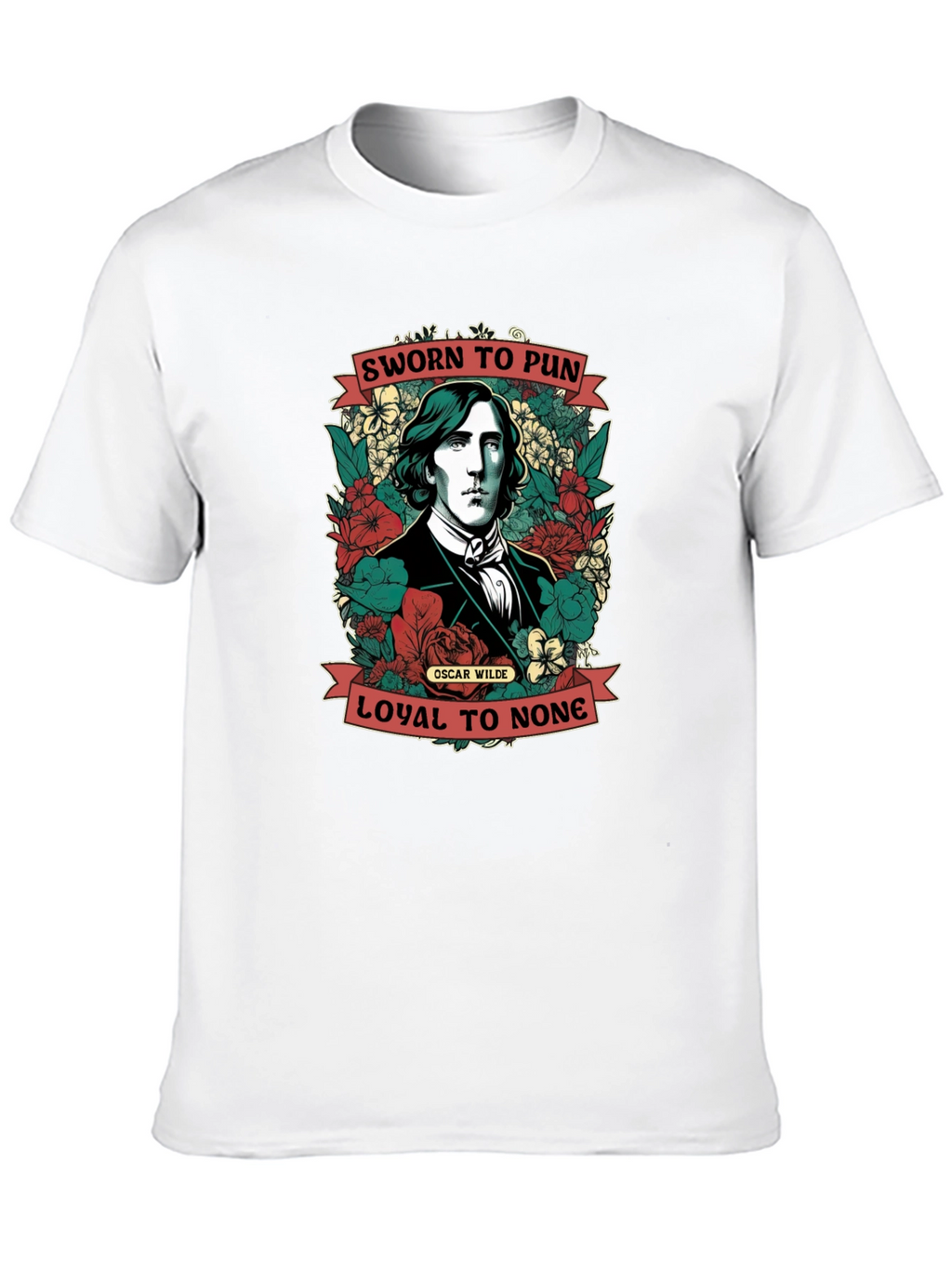 Sworn to Pun T-Shirt Oscar Wilde Design