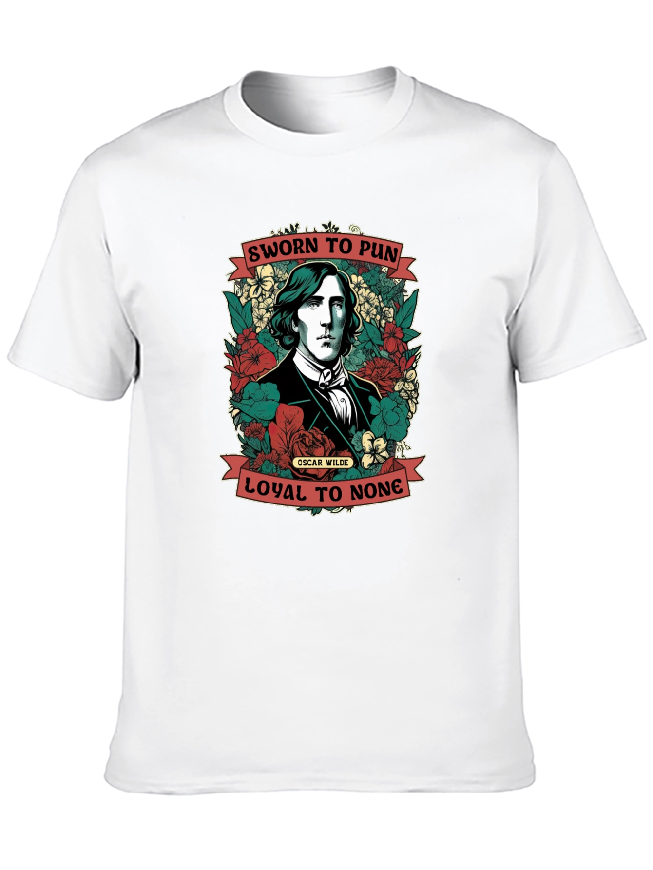Sworn to Pun T-Shirt Oscar Wilde Design