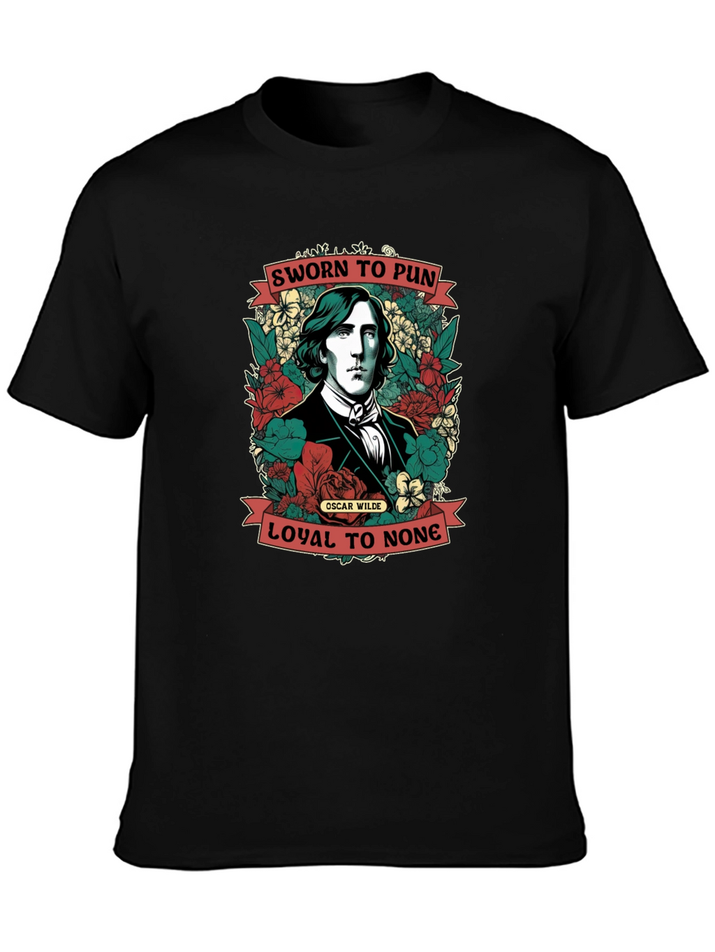 Sworn to Pun T-Shirt Oscar Wilde Design