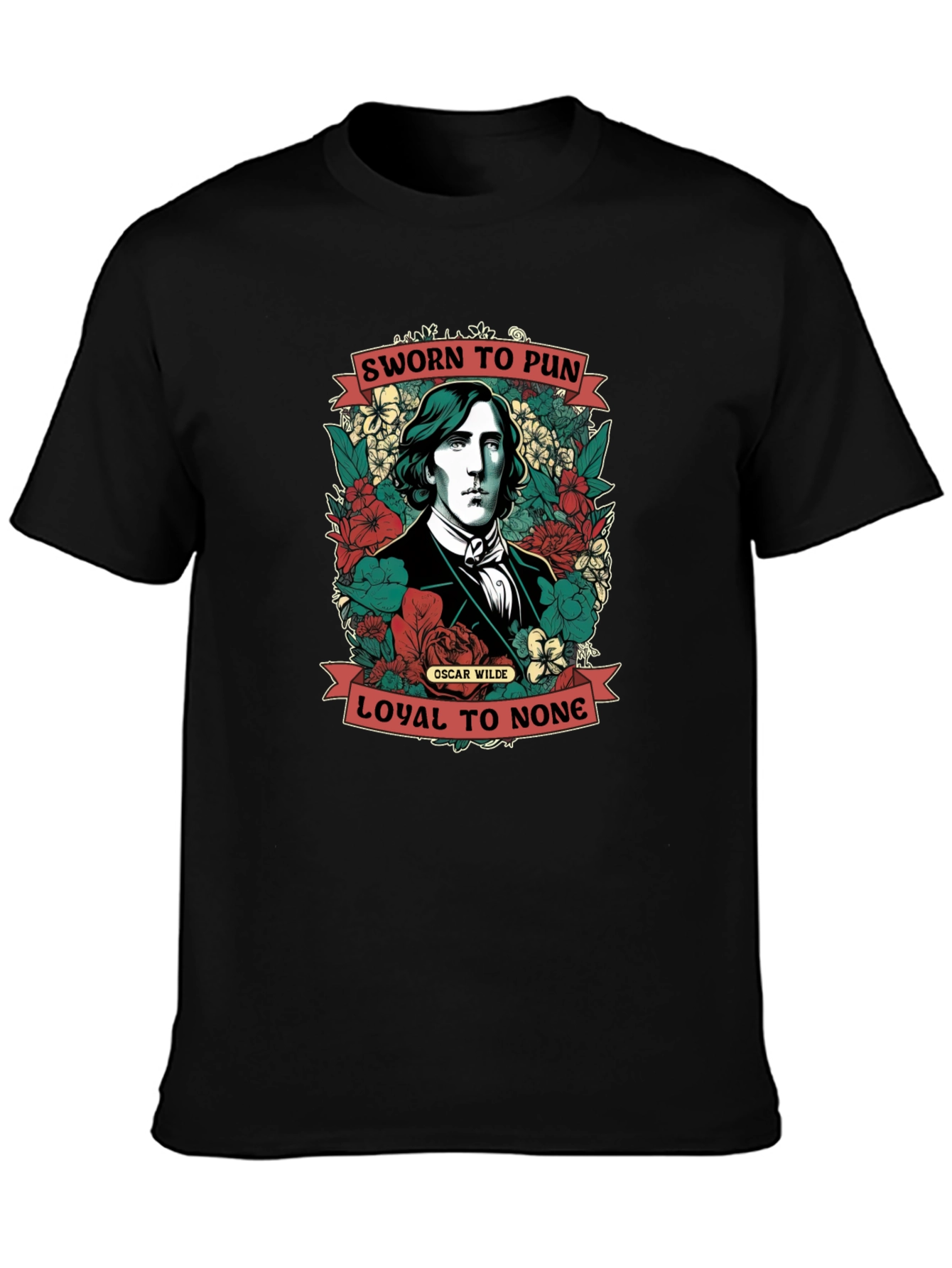 Sworn to Pun T-Shirt Oscar Wilde Design