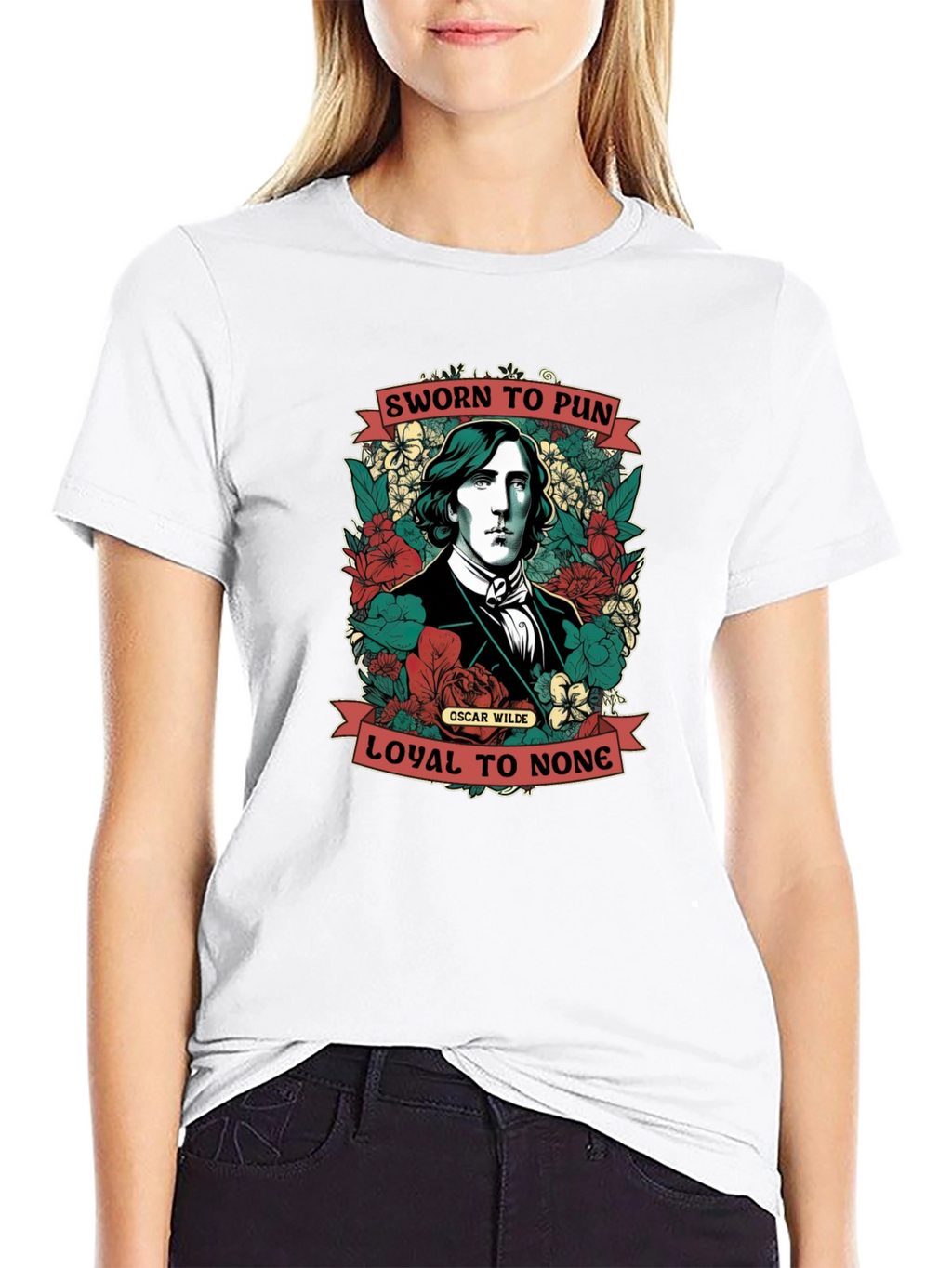 Sworn to Pun T-Shirt Oscar Wilde Design