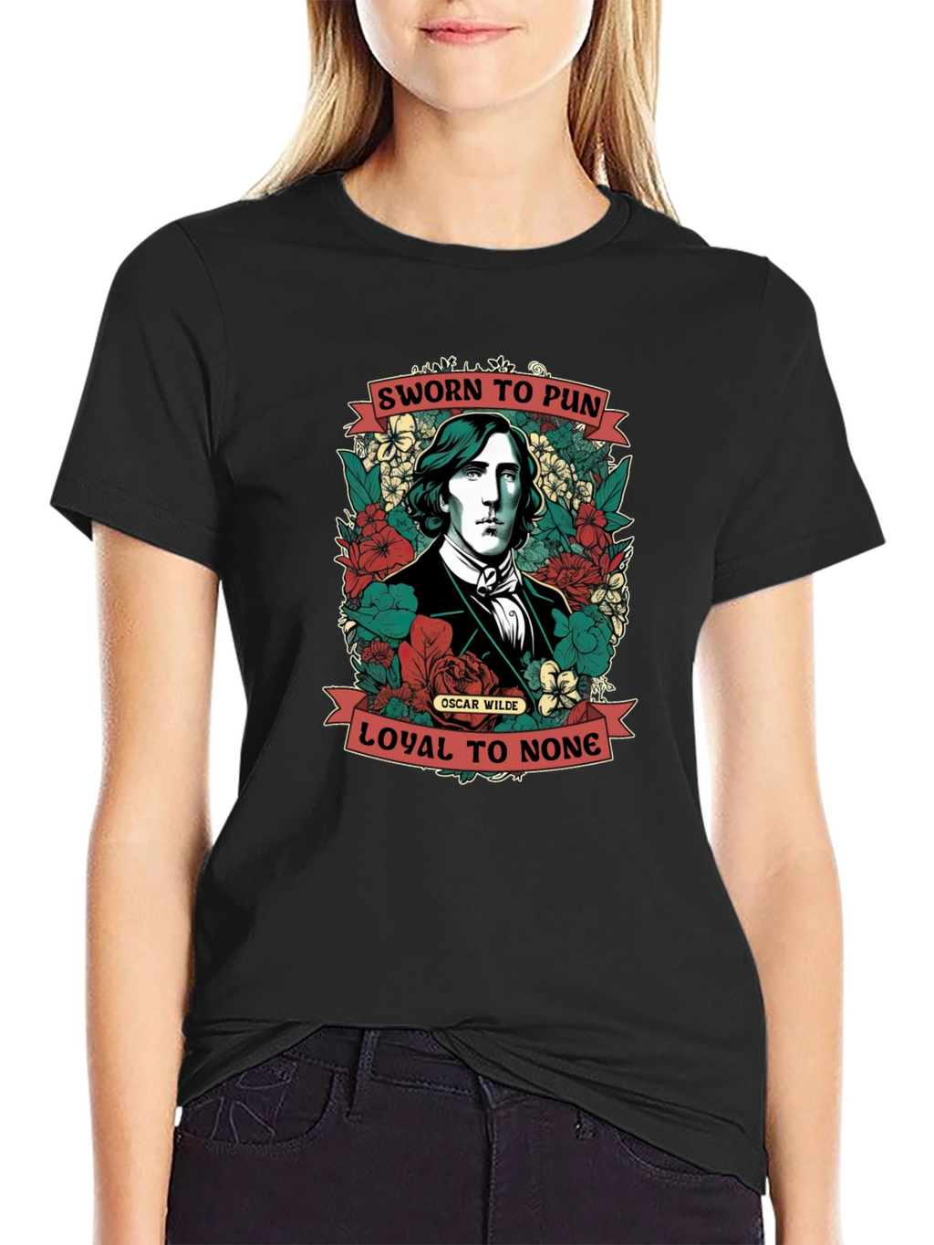 Sworn to Pun T-Shirt Oscar Wilde Design