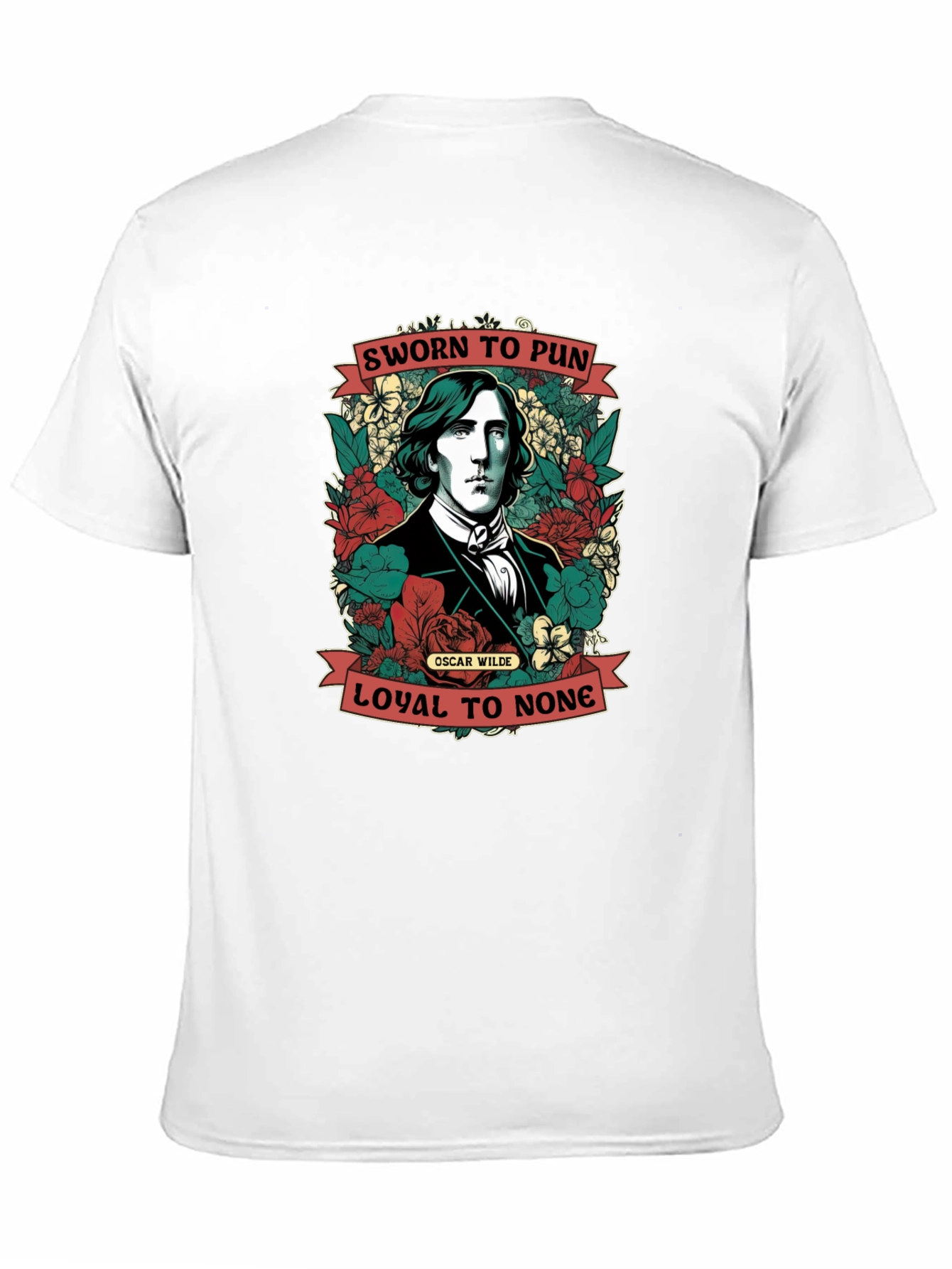 Sworn to Pun T-Shirt Oscar Wilde Design