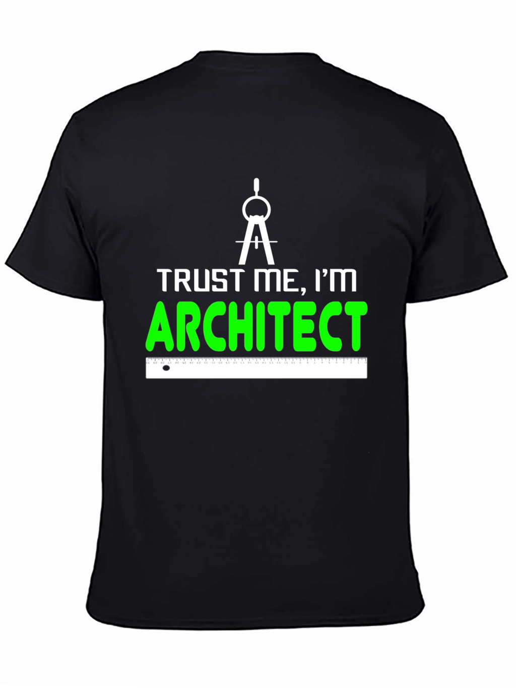 Trust Me Im An Architect Black Graphic Tee