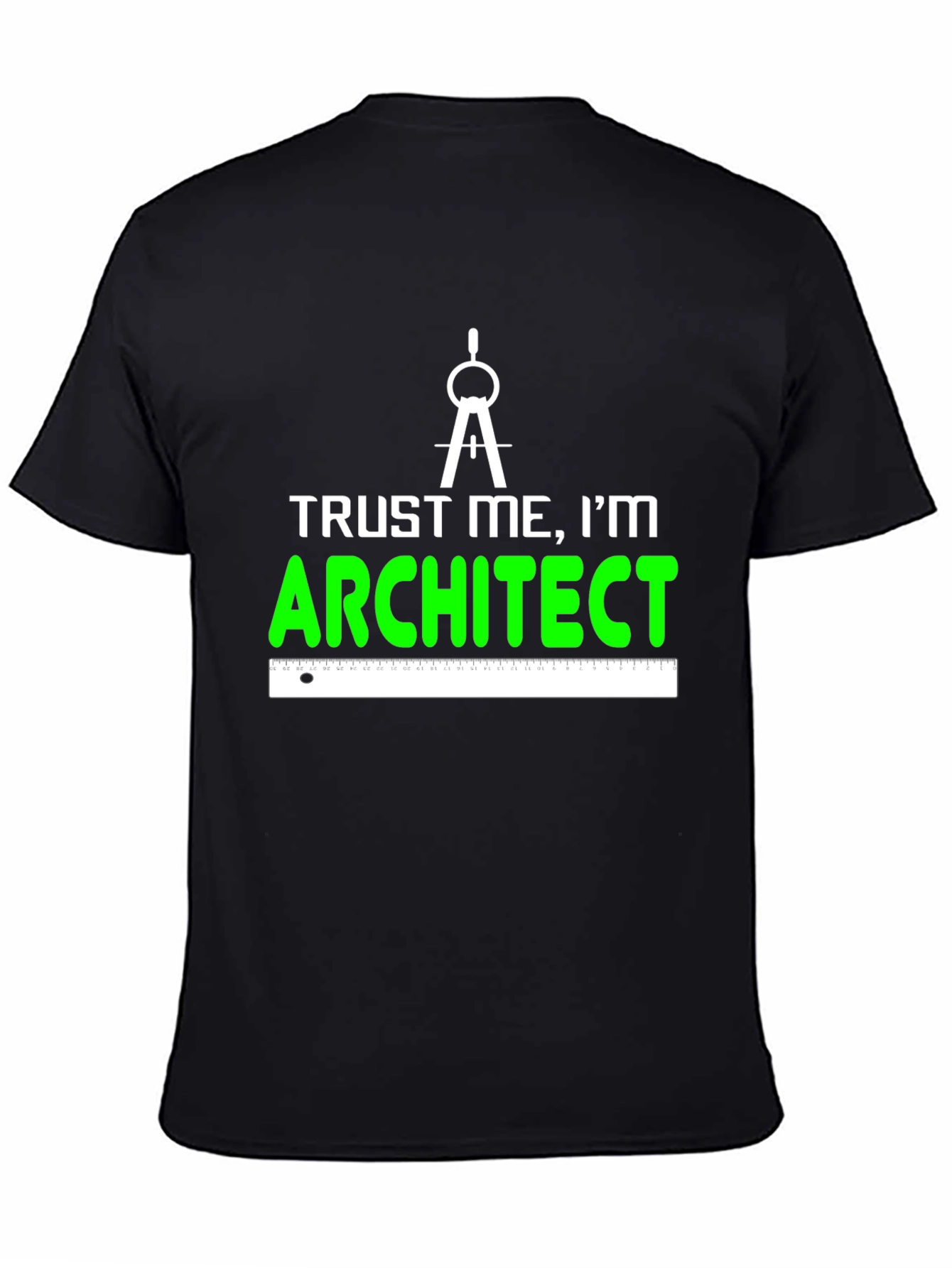 Trust Me Im An Architect Black Graphic Tee