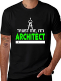 Trust Me Im An Architect Black Graphic Tee