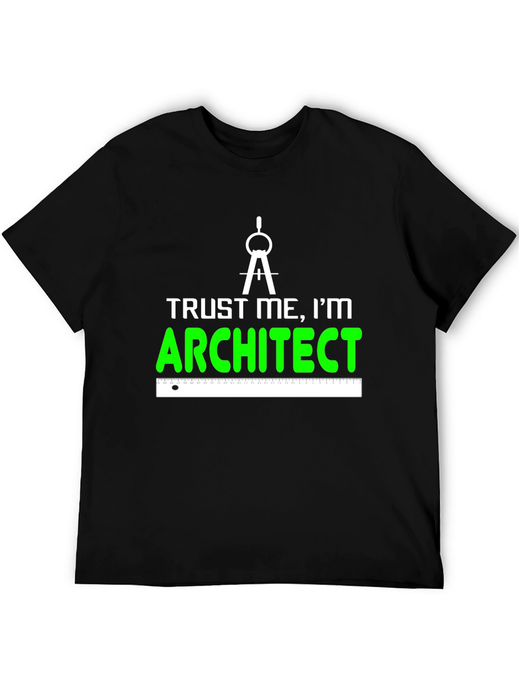 Trust Me Im An Architect Black Graphic Tee