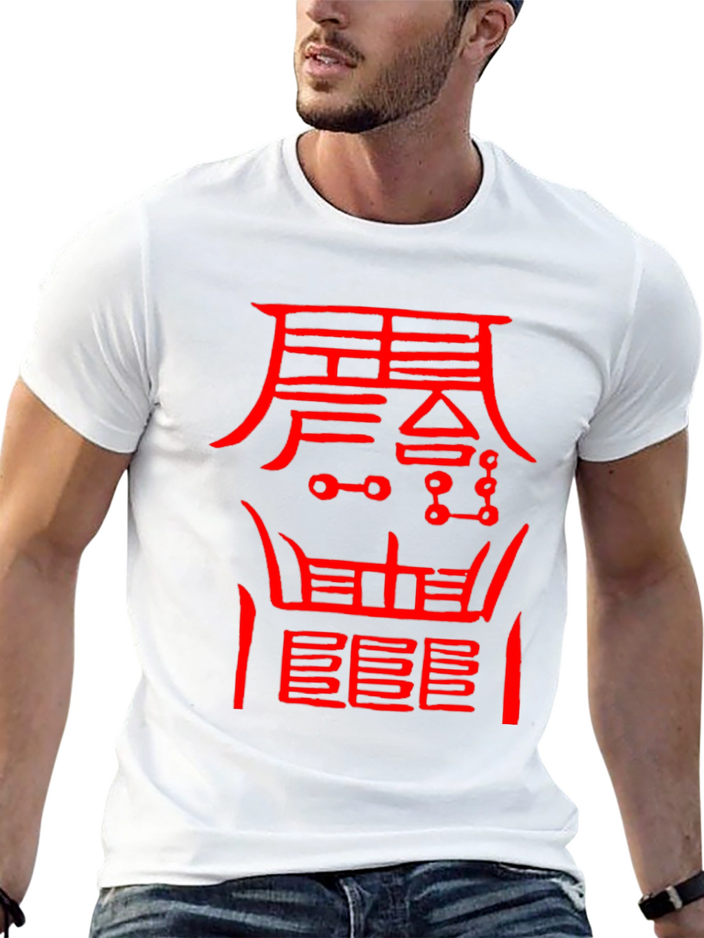 Mystic Red Symbol Black T-Shirt