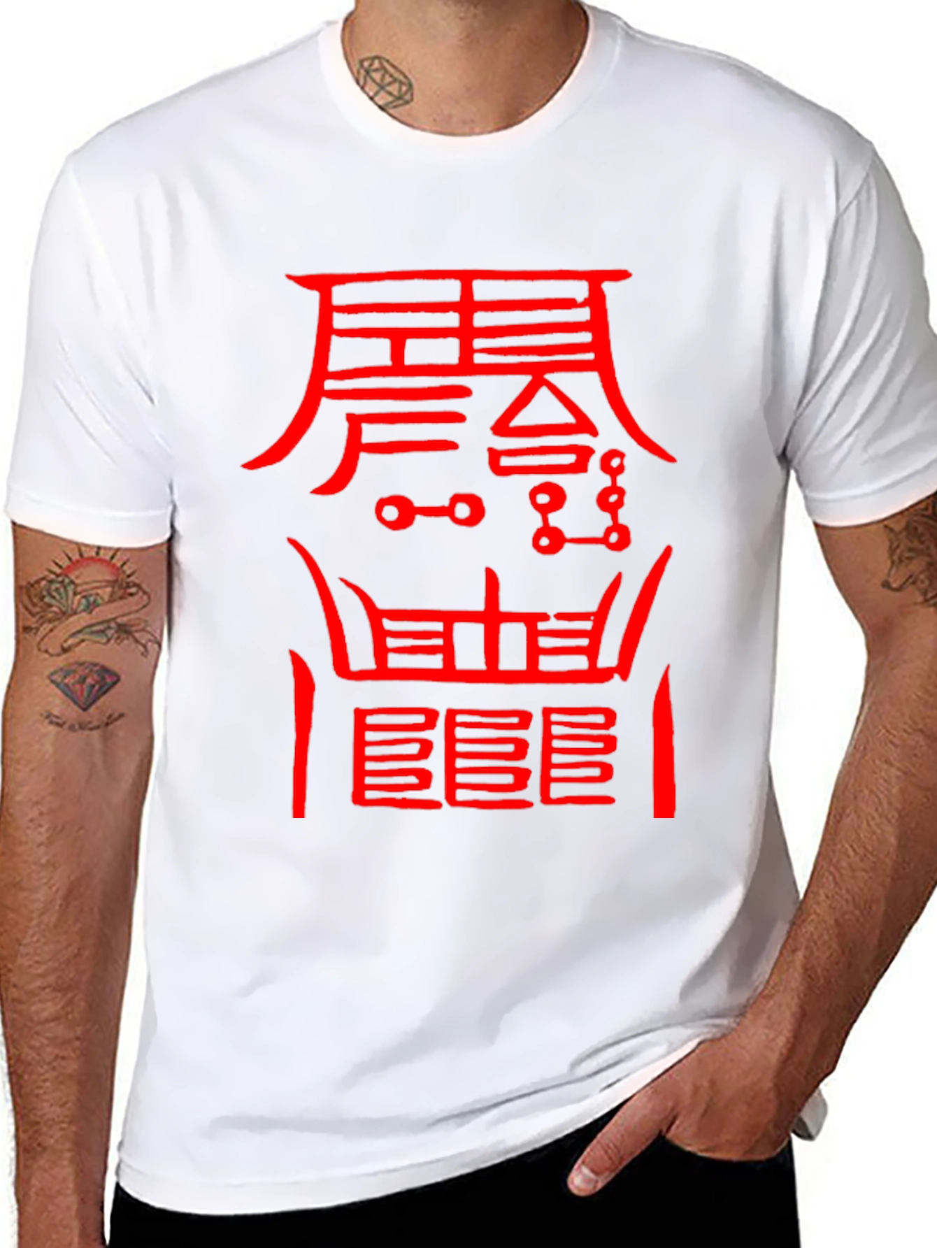 Mystic Red Symbol Black T-Shirt