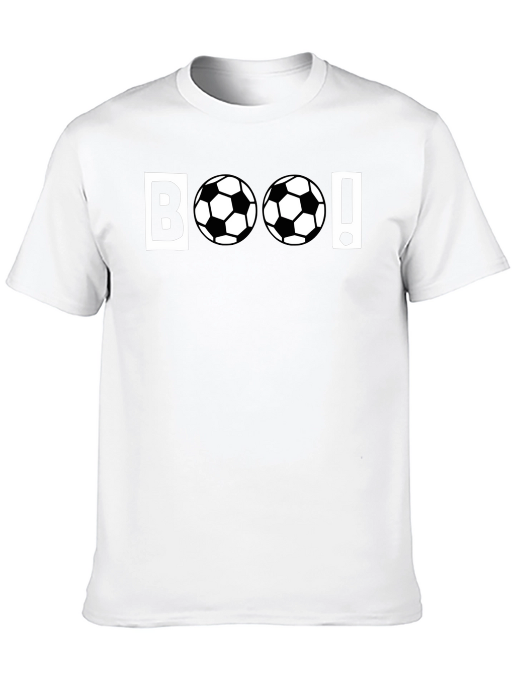 Boo! Soccer Themed Graphic T-Shirt