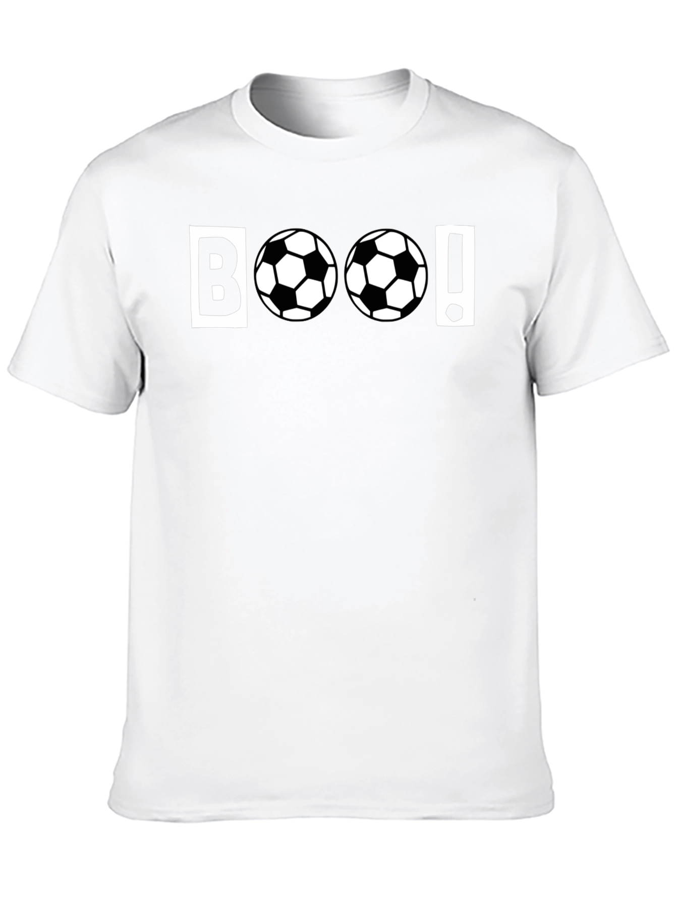 Boo! Soccer Themed Graphic T-Shirt