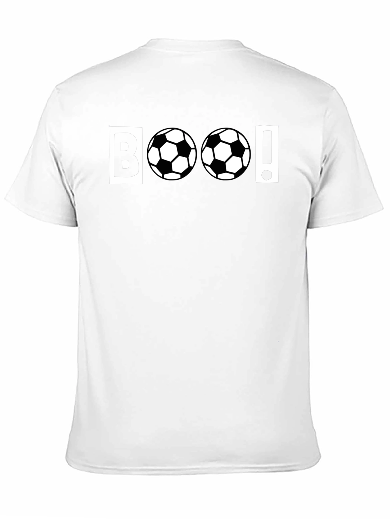 Boo! Soccer Themed Graphic T-Shirt