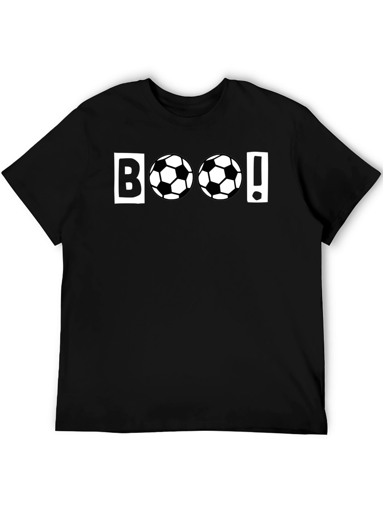 Boo! Soccer Themed Graphic T-Shirt
