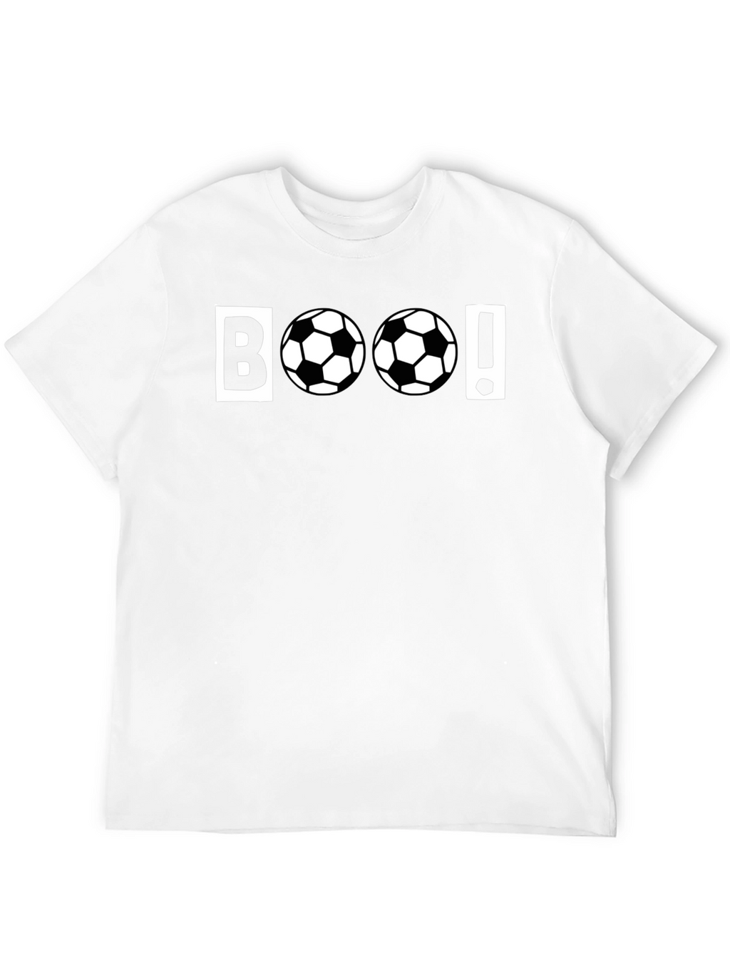 Boo! Soccer Themed Graphic T-Shirt