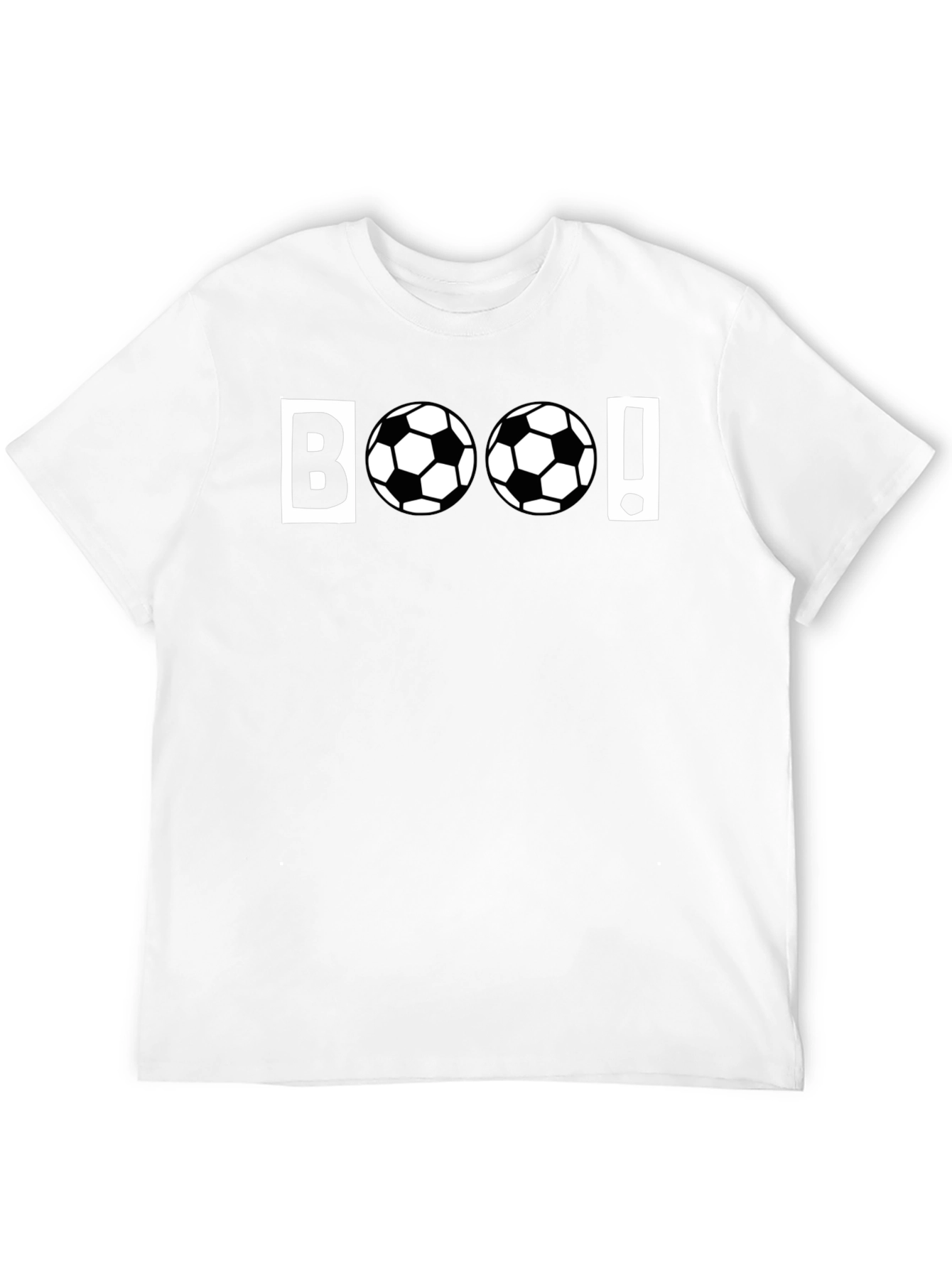 Boo! Soccer Themed Graphic T-Shirt