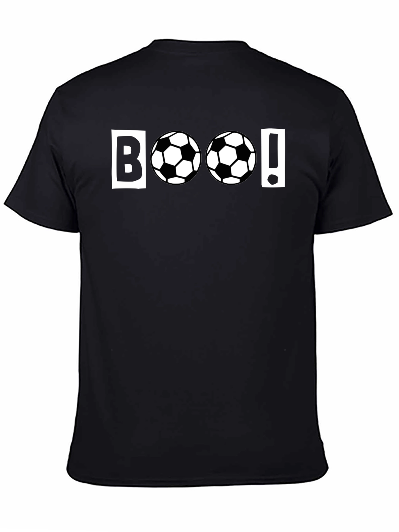 Boo! Soccer Themed Graphic T-Shirt