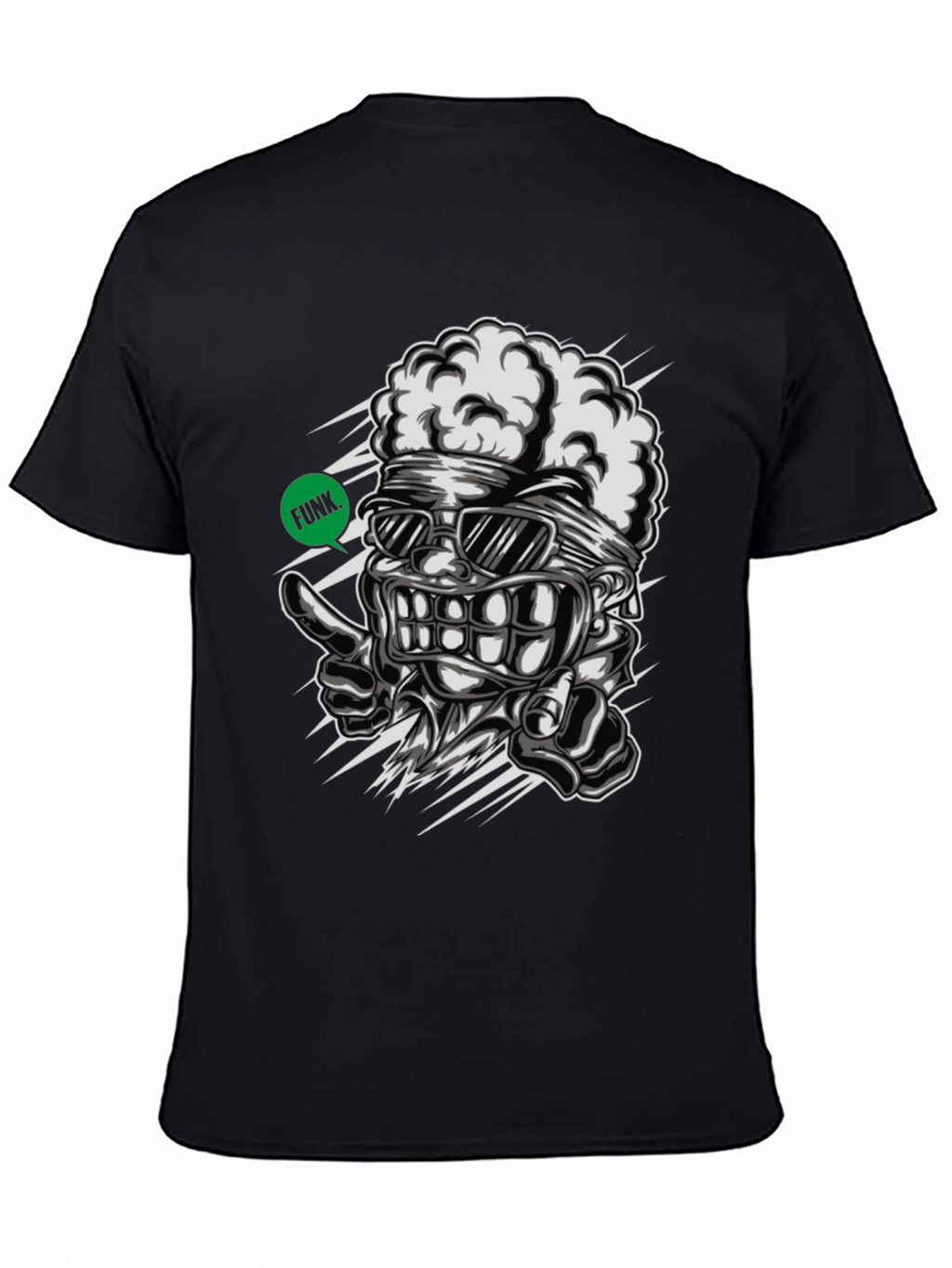 Funky Brain Graphic Tee - Unique Streetwear