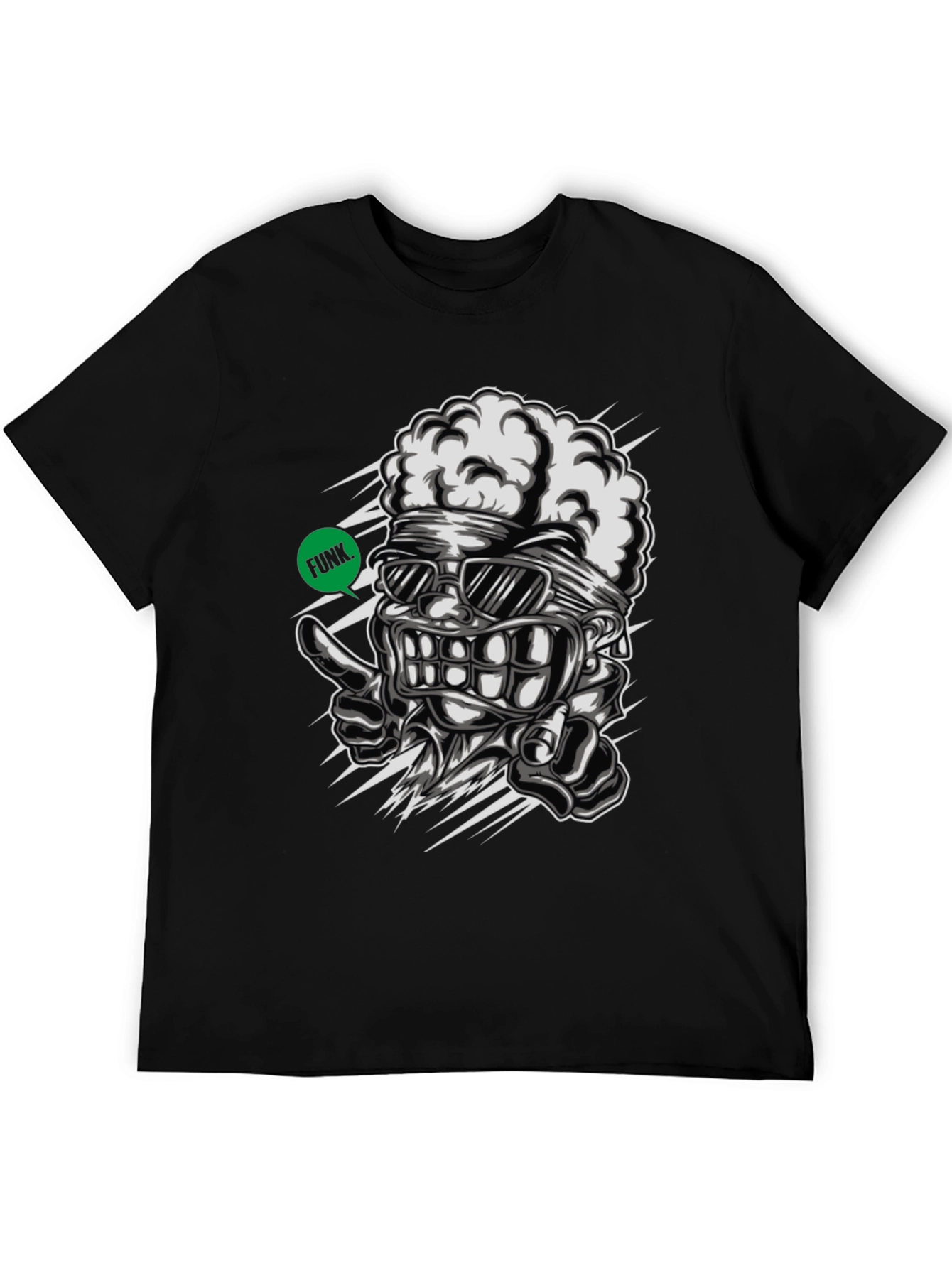 Funky Brain Graphic Tee - Unique Streetwear
